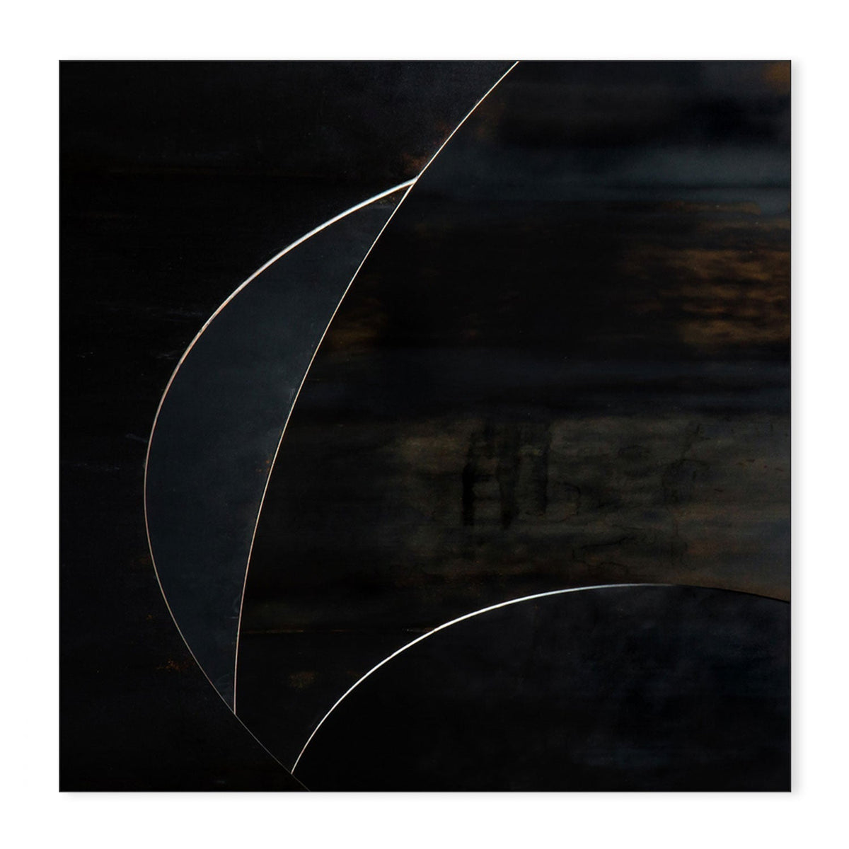 wall-art-print-canvas-poster-framed-Black Abstract Geometry, Style A & B, Set Of 2 , By Gilbert Claes-GIOIA-WALL-ART