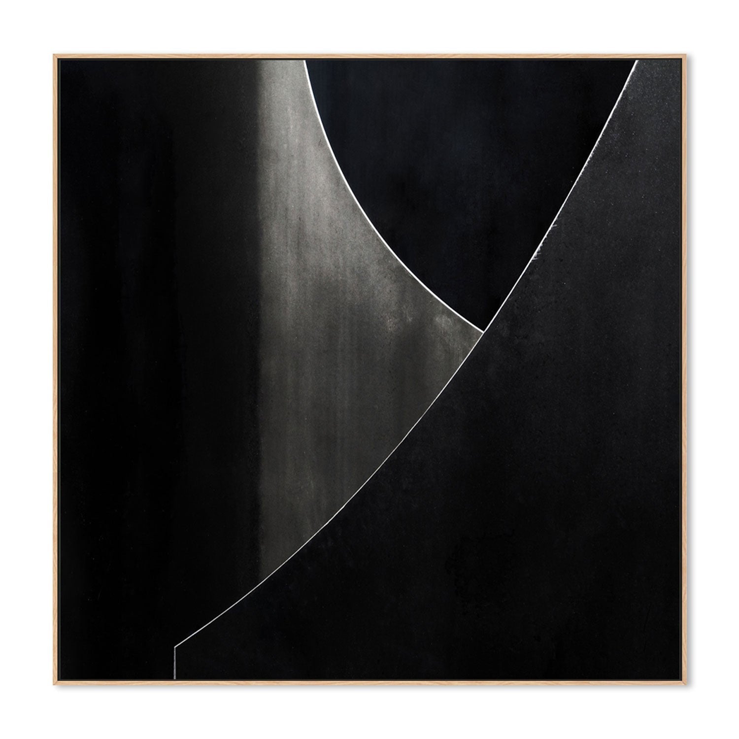 wall-art-print-canvas-poster-framed-Black Abstract Geometry, Style A , By Gilbert Claes-GIOIA-WALL-ART