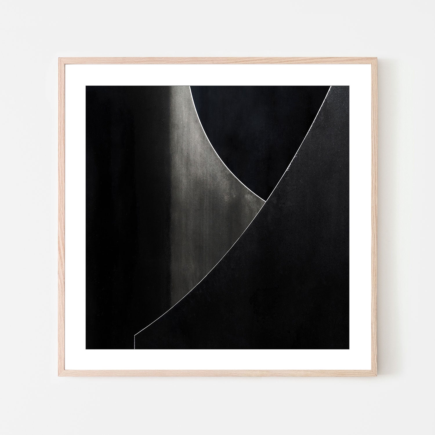 wall-art-print-canvas-poster-framed-Black Abstract Geometry, Style A , By Gilbert Claes-GIOIA-WALL-ART
