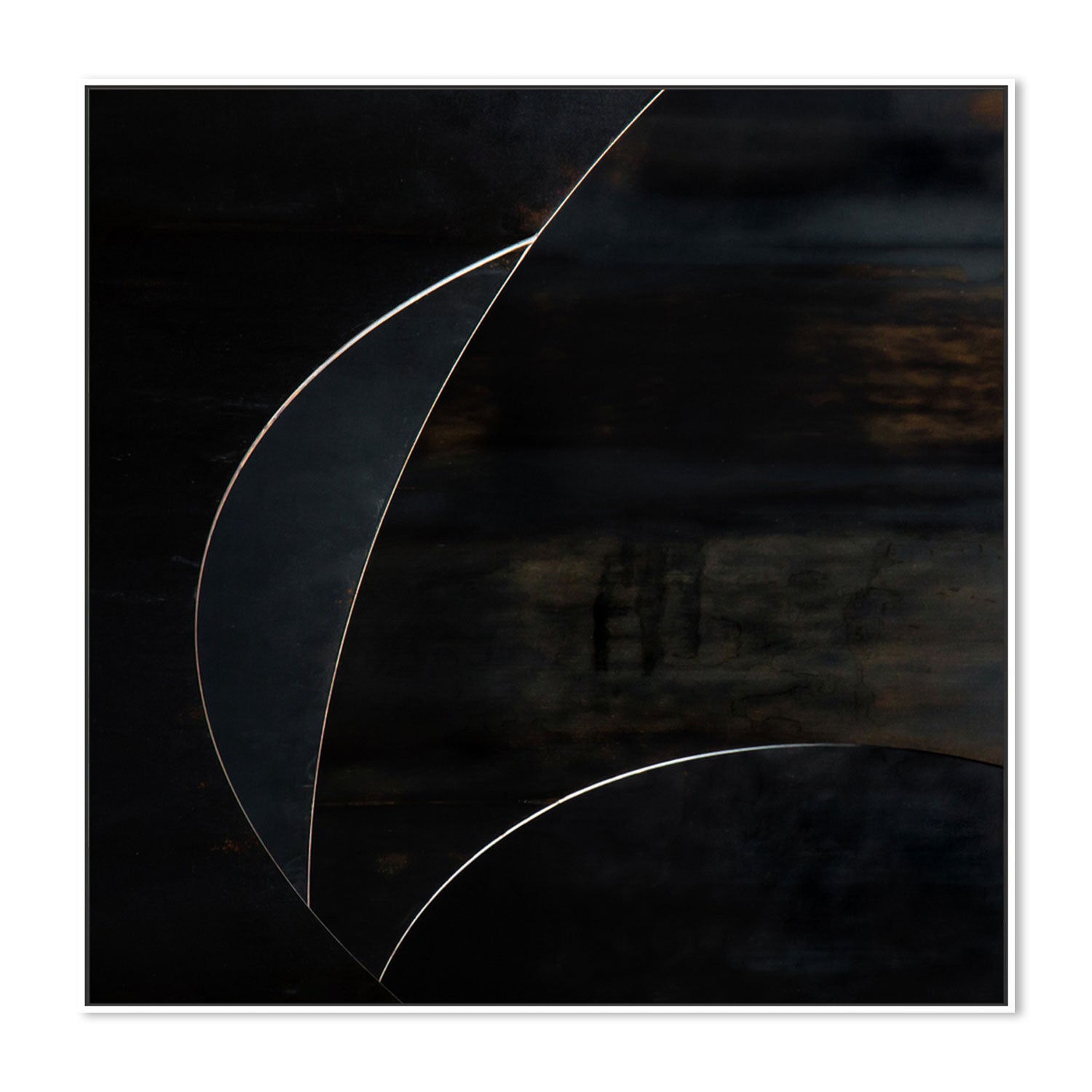 wall-art-print-canvas-poster-framed-Black Abstract Geometry, Style B , By Gilbert Claes-GIOIA-WALL-ART