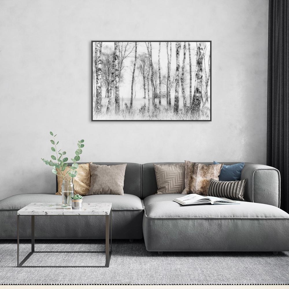 Black And White, by Nel Talen-Framed-Canvas-Print-Poster-Gioia Wall Art