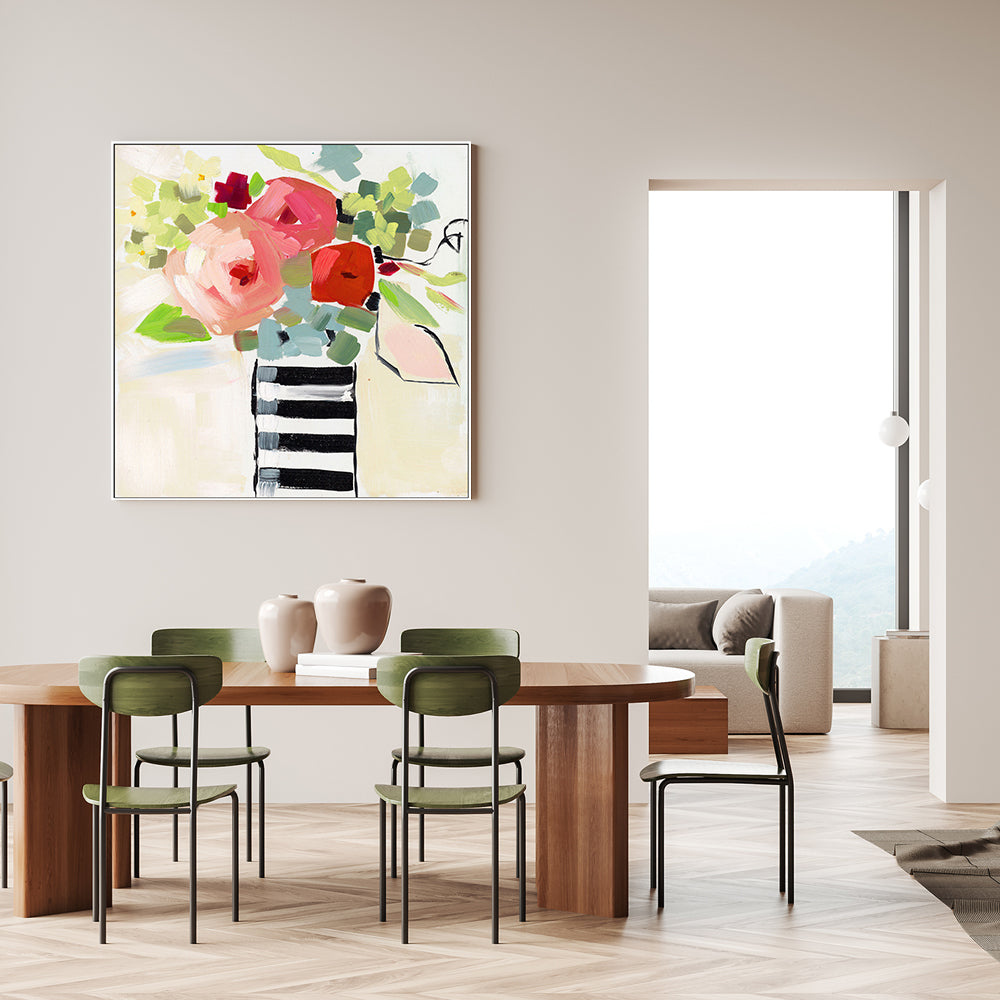 wall-art-print-canvas-poster-framed-Black and White Vase , By Jenny Westenhofer Art-7