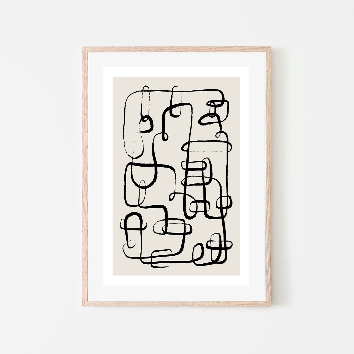 wall-art-print-canvas-poster-framed-Black Chains , By Treechild-GIOIA-WALL-ART