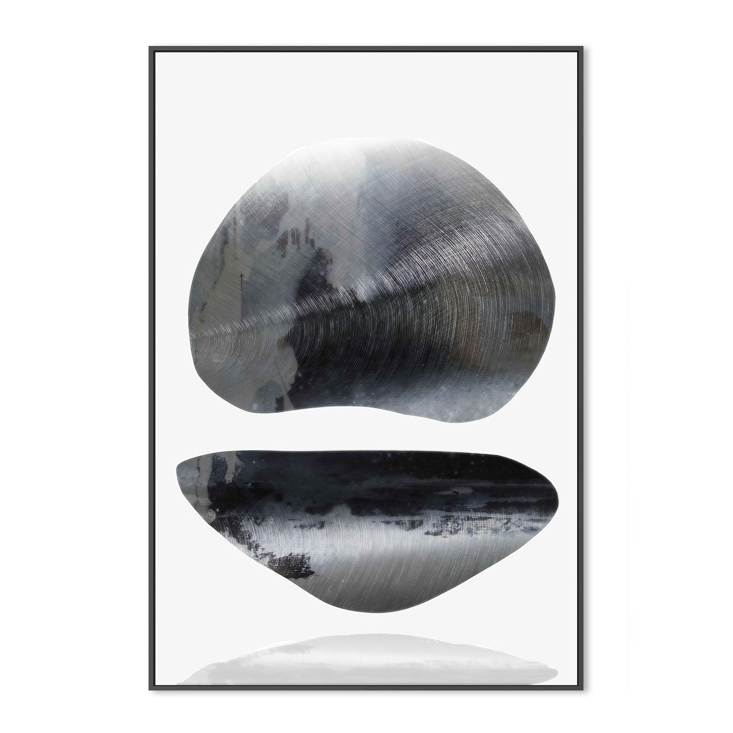 wall-art-print-canvas-poster-framed-Black Stones-3