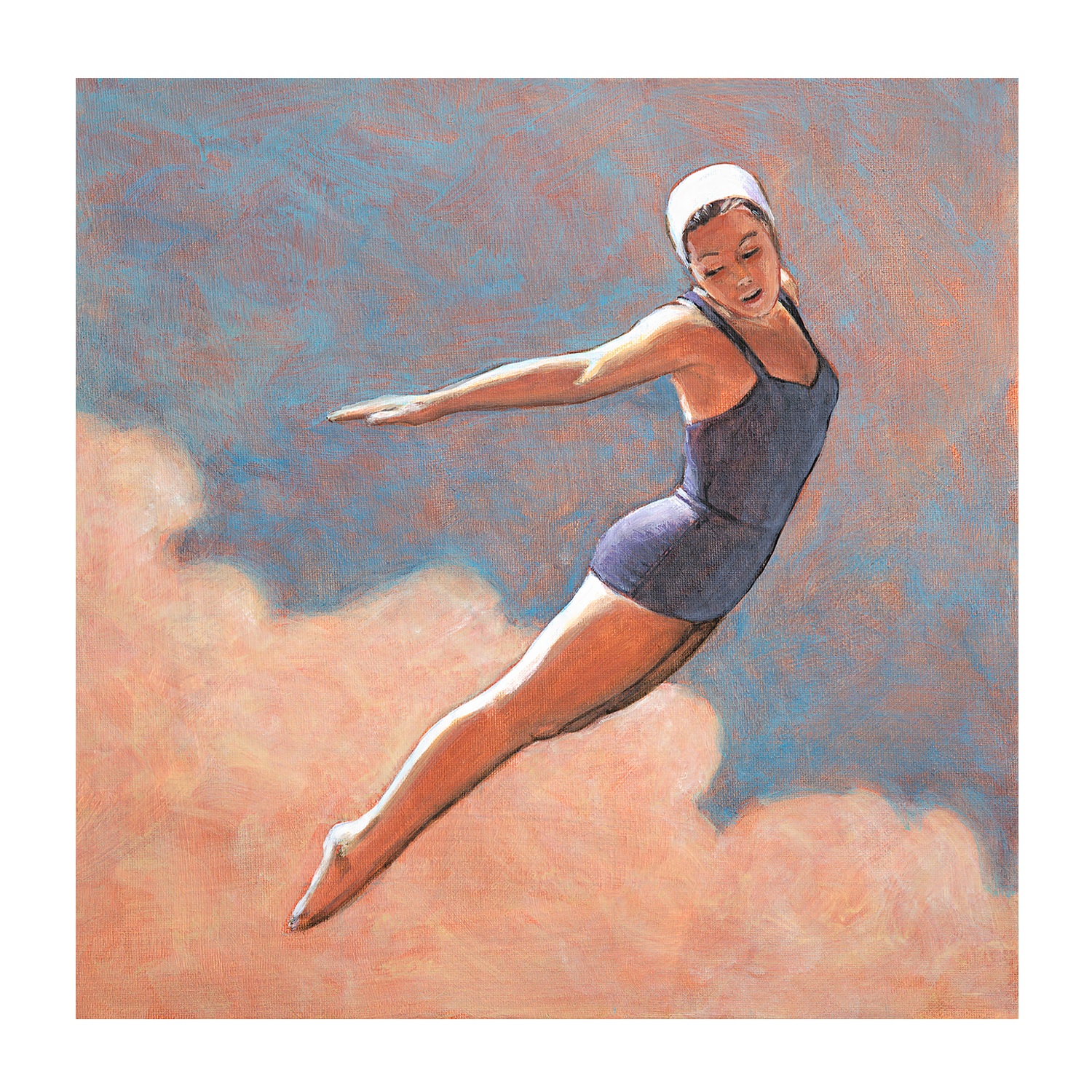 wall-art-print-canvas-poster-framed-Black Swimsuit , By Sarah Morrissette-1