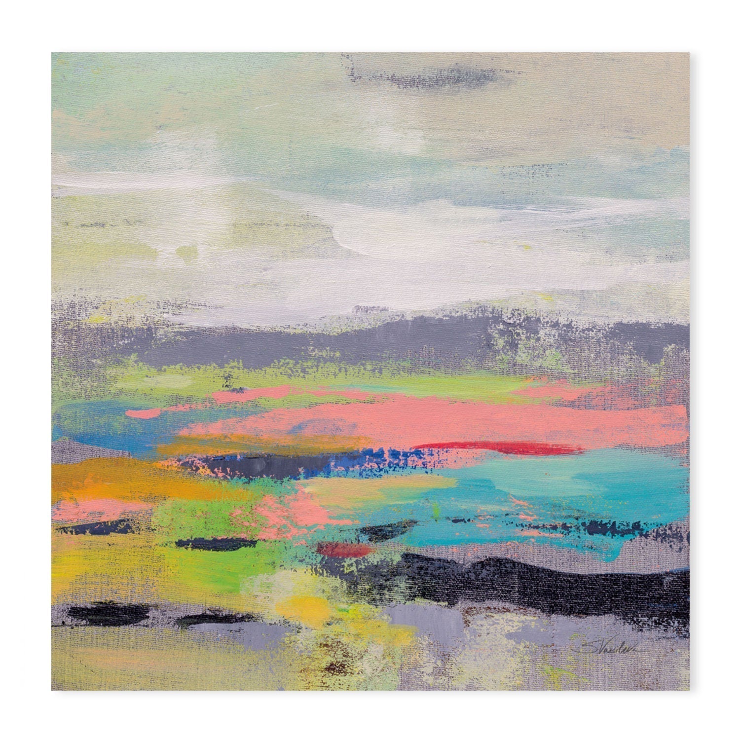 wall-art-print-canvas-poster-framed-Blooming Field, Style A-by-Silvia Vassileva-Gioia Wall Art