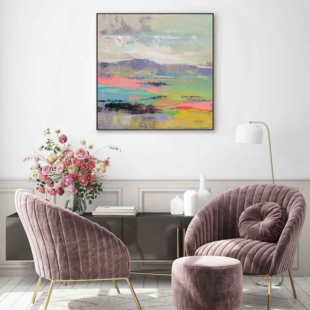 wall-art-print-canvas-poster-framed-Blooming Field, Style B-by-Silvia Vassileva-Gioia Wall Art
