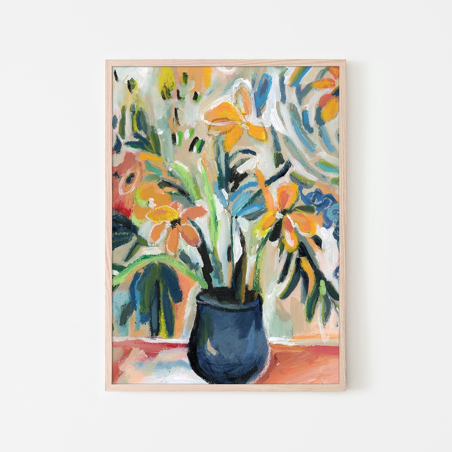 wall-art-print-canvas-poster-framed-Blooming Melody-6