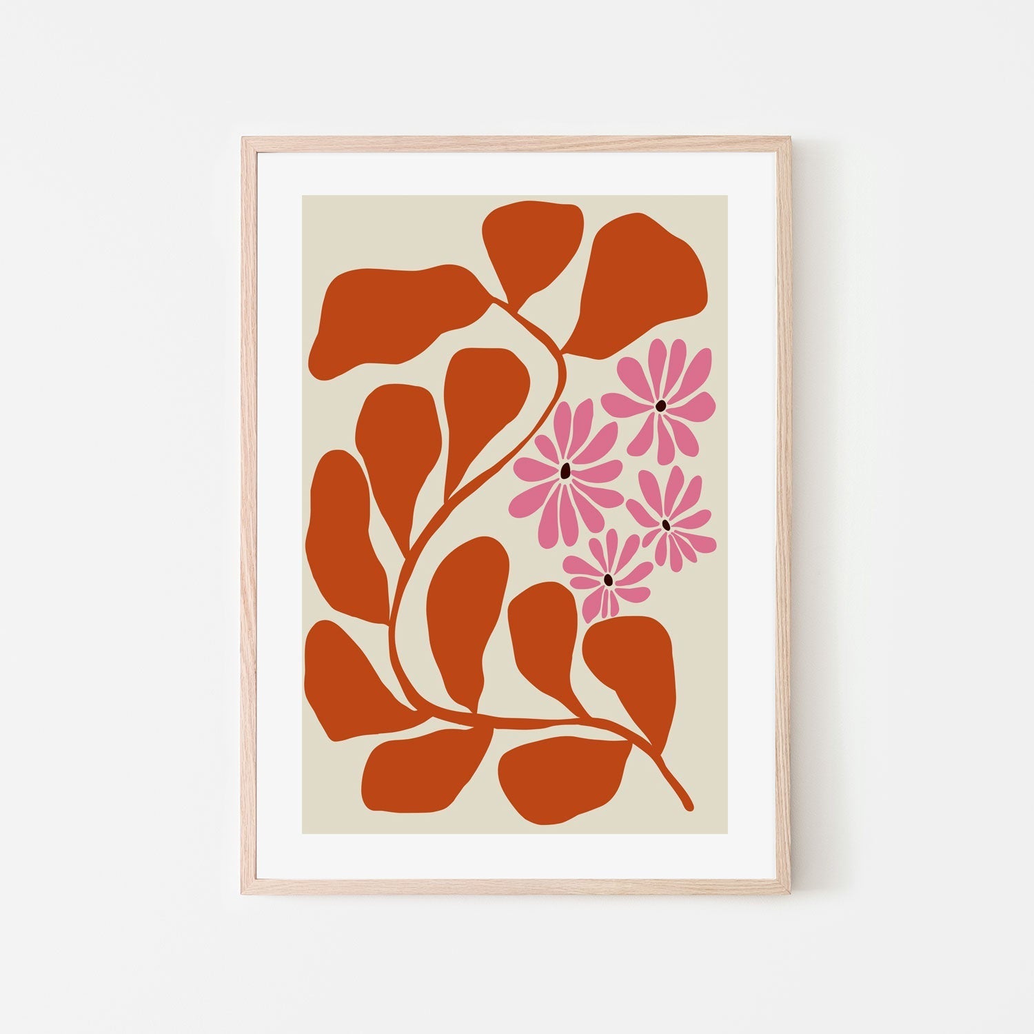 wall-art-print-canvas-poster-framed-Blooming Pink , By Miho Art Studio-6