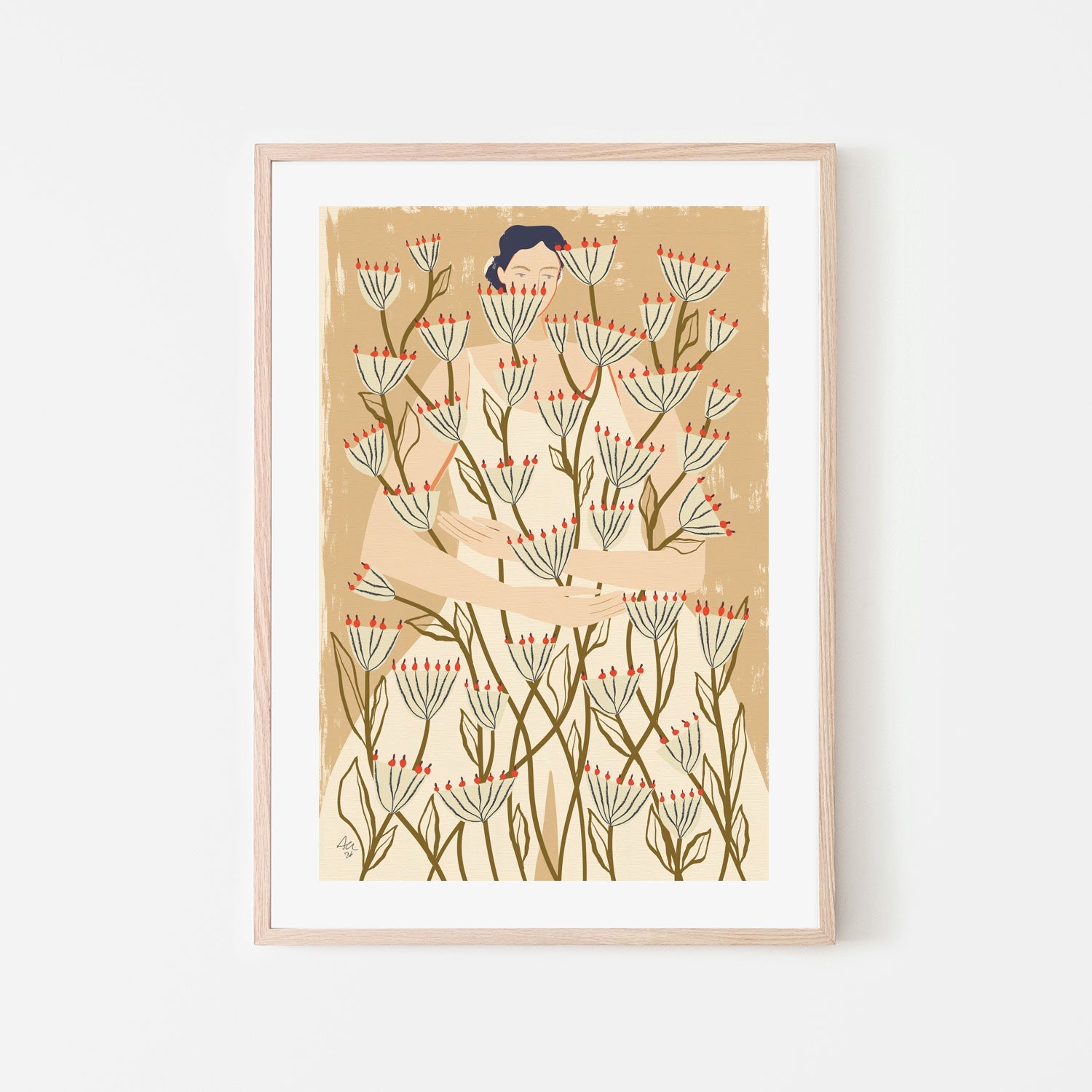 wall-art-print-canvas-poster-framed-Blooming, Style B , By Andelle Art-6