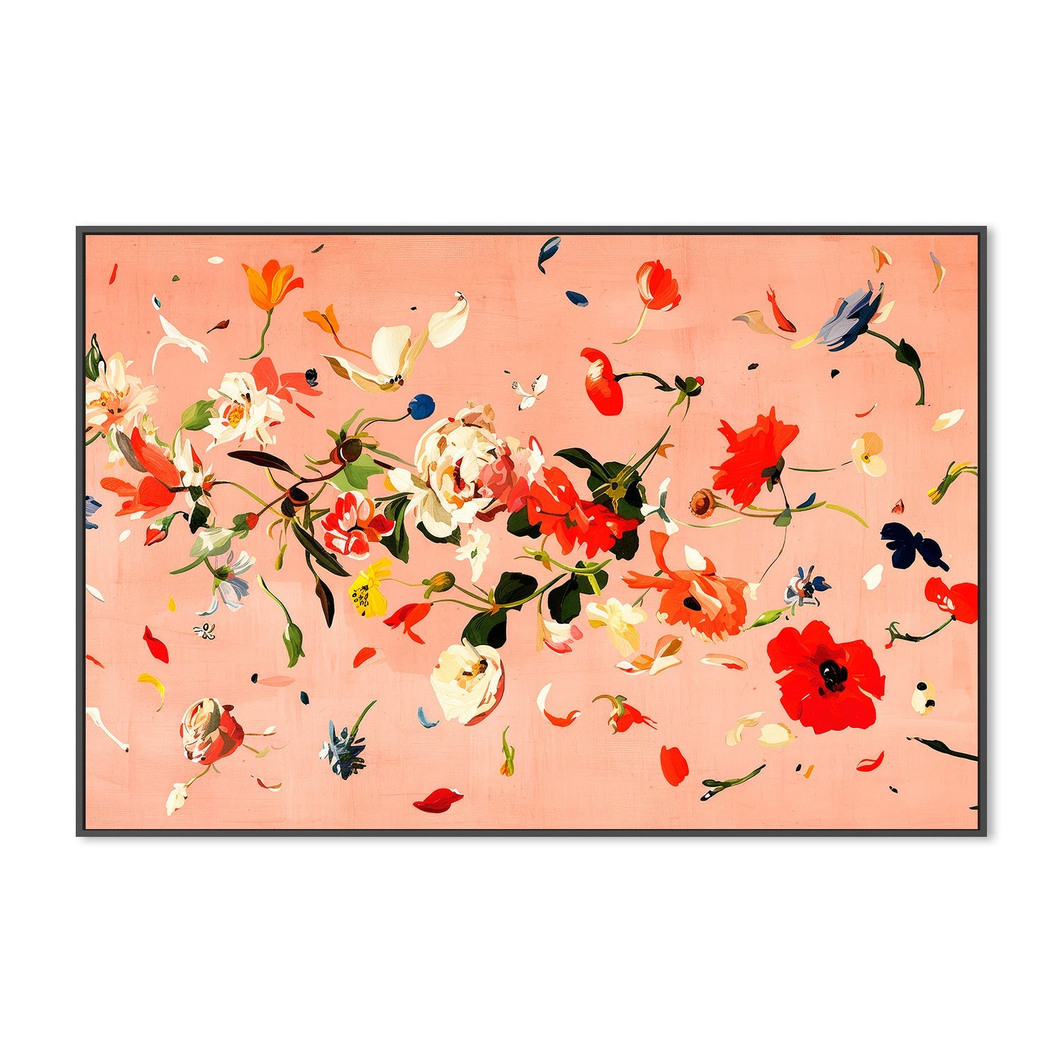 wall-art-print-canvas-poster-framed-Blooming Whispers-3