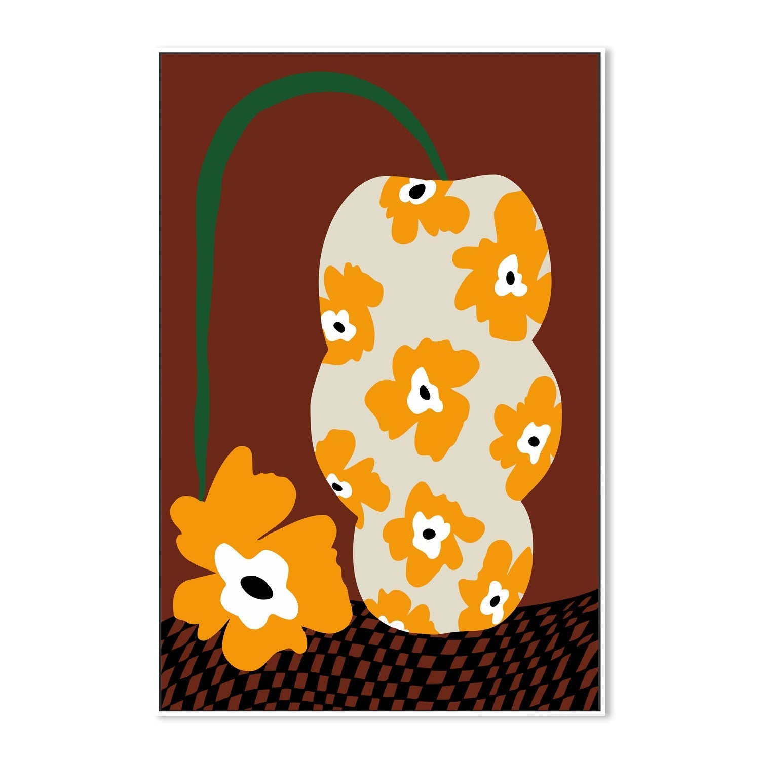 wall-art-print-canvas-poster-framed-Blooms a Pottery , By Miho Art Studio , By Miho Art Studio-5