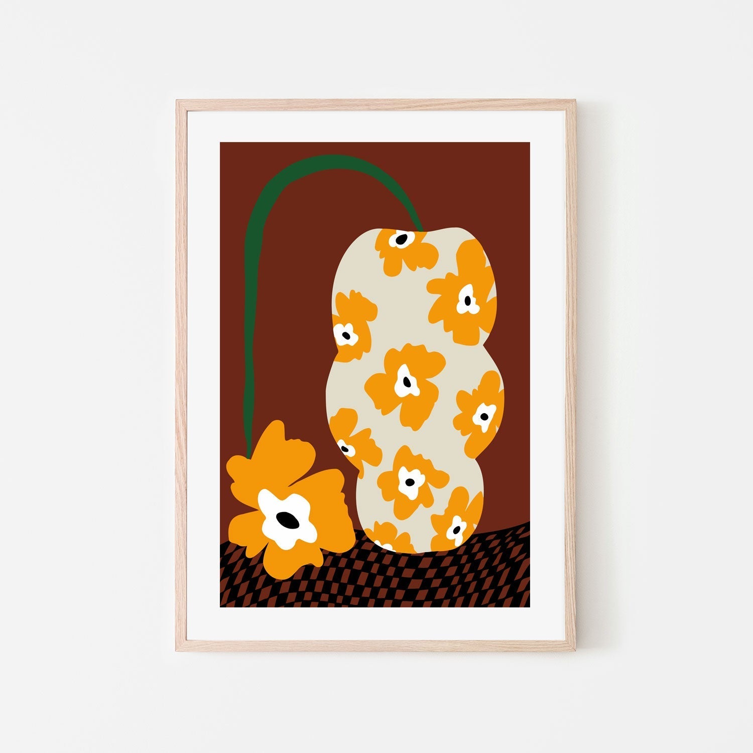 wall-art-print-canvas-poster-framed-Blooms a Pottery , By Miho Art Studio , By Miho Art Studio-6