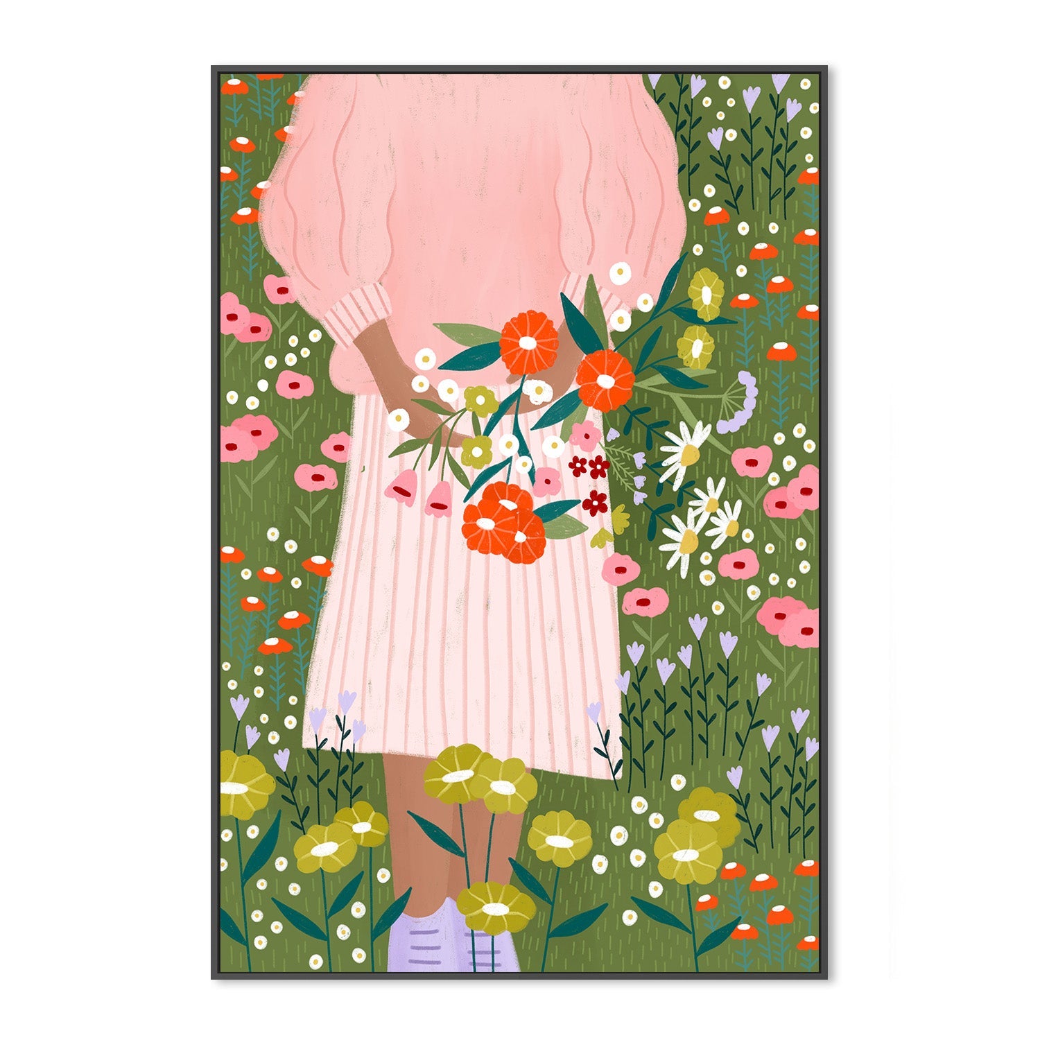 wall-art-print-canvas-poster-framed-Blossoms in Hand-3