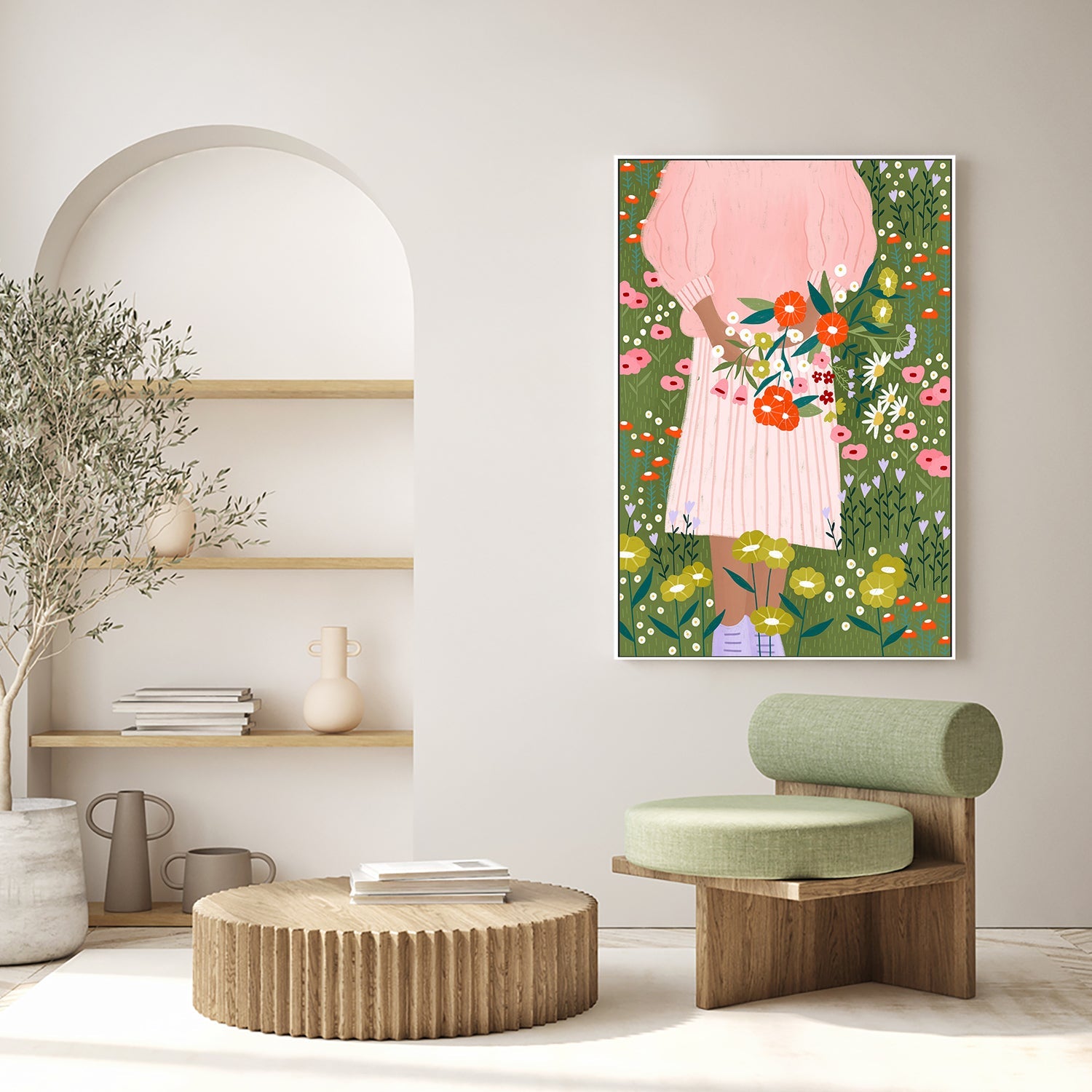 wall-art-print-canvas-poster-framed-Blossoms in Hand-7
