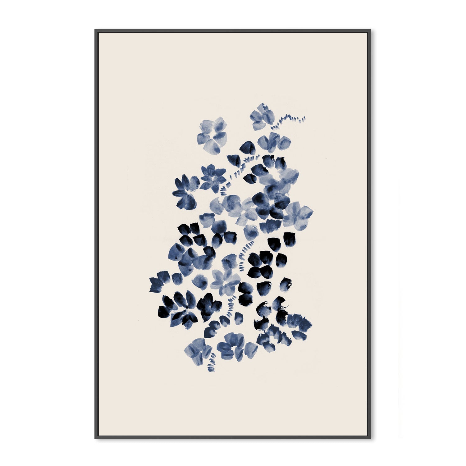 wall-art-print-canvas-poster-framed-Blossoms On A Vine, Style A , By Danushka Abeygoda-GIOIA-WALL-ART