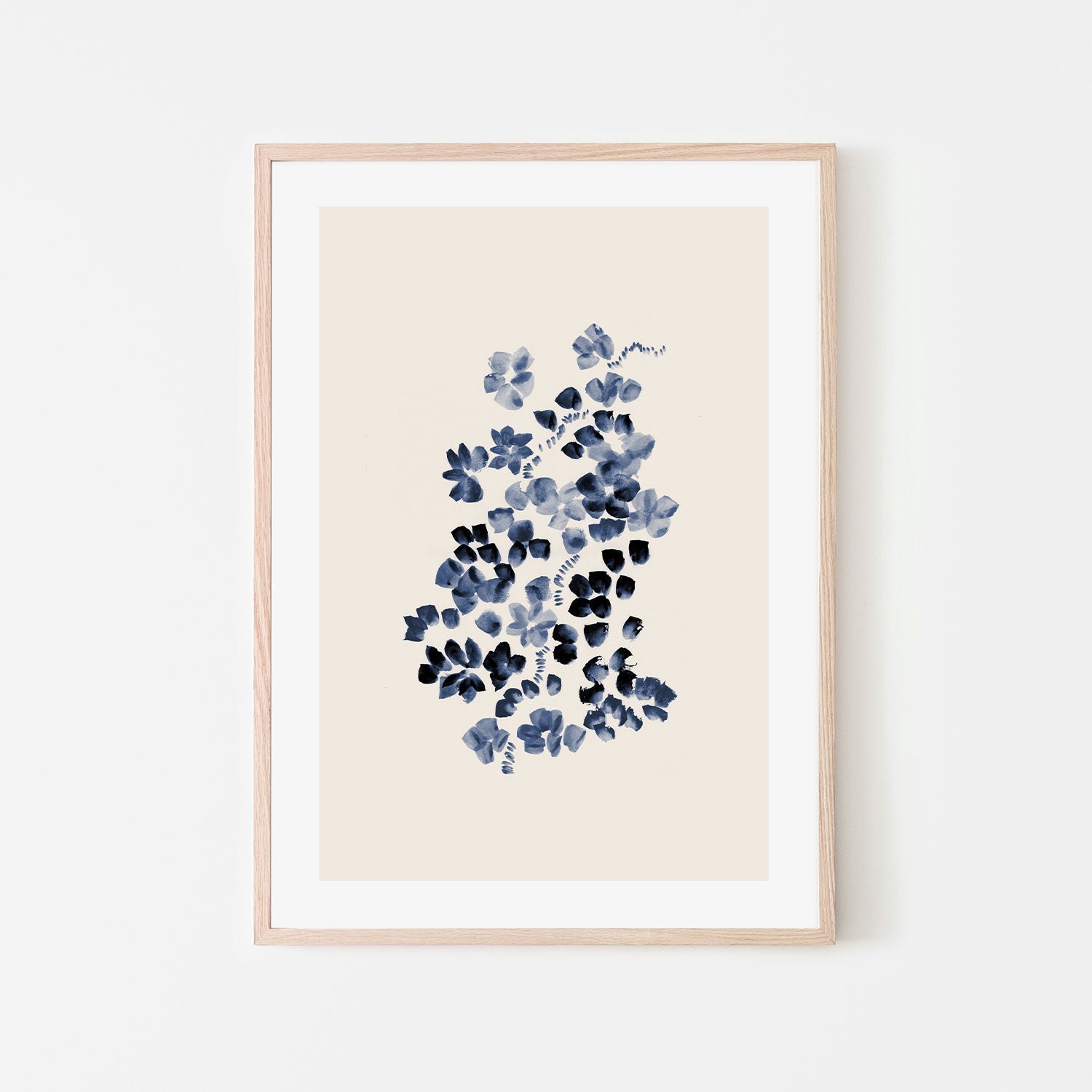 wall-art-print-canvas-poster-framed-Blossoms On A Vine, Style A , By Danushka Abeygoda-GIOIA-WALL-ART