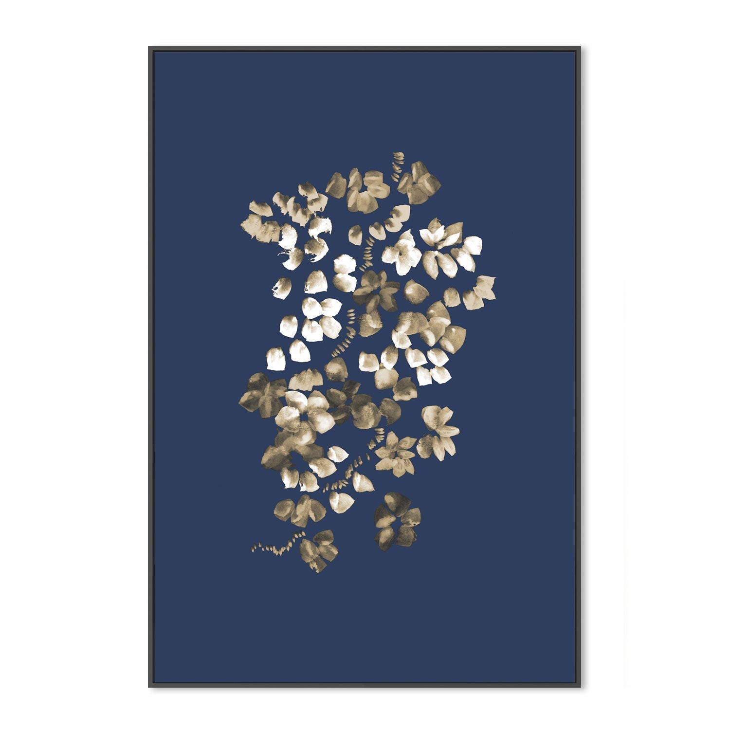 wall-art-print-canvas-poster-framed-Blossoms On A Vine, Style B , By Danushka Abeygoda-GIOIA-WALL-ART