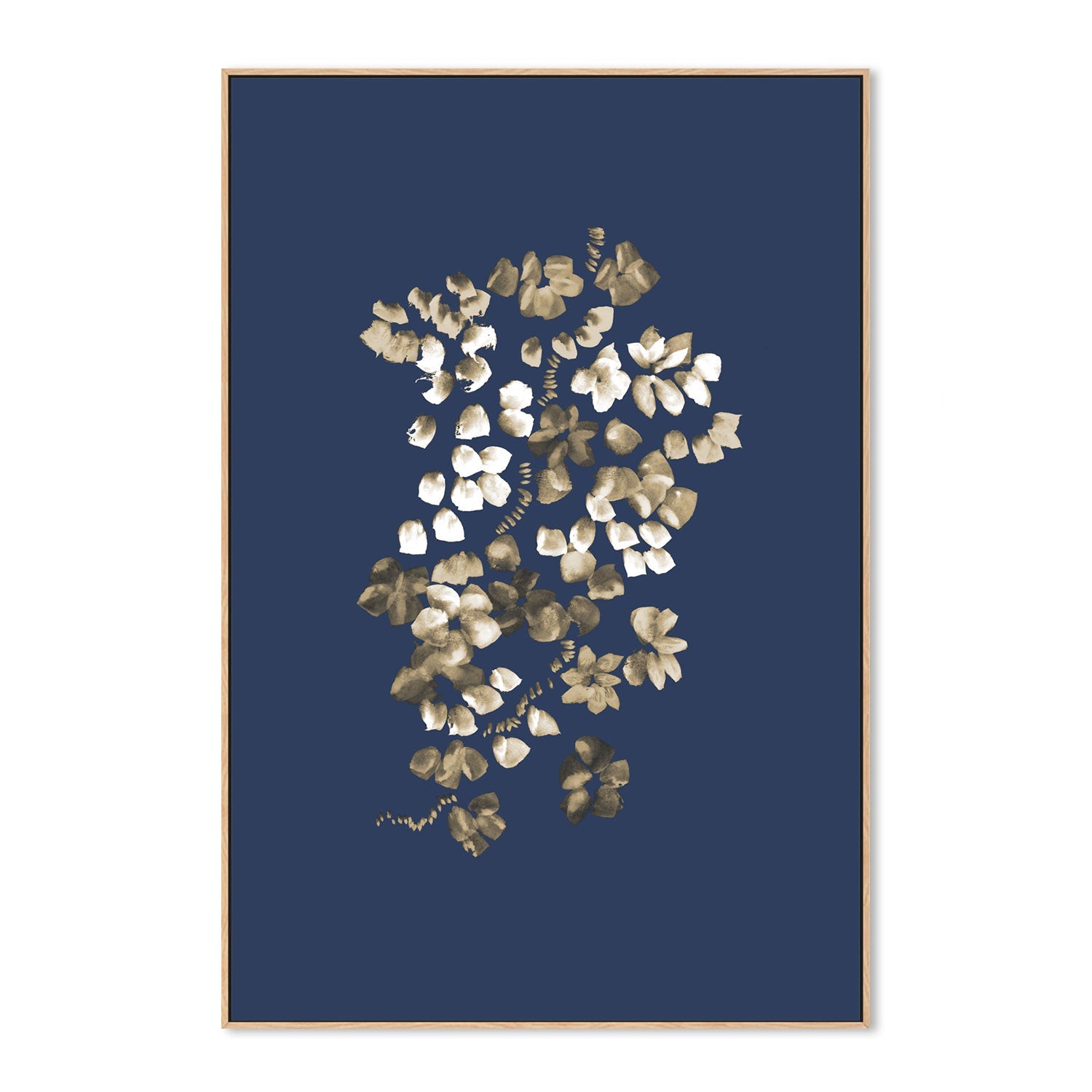 wall-art-print-canvas-poster-framed-Blossoms On A Vine, Style B , By Danushka Abeygoda-GIOIA-WALL-ART