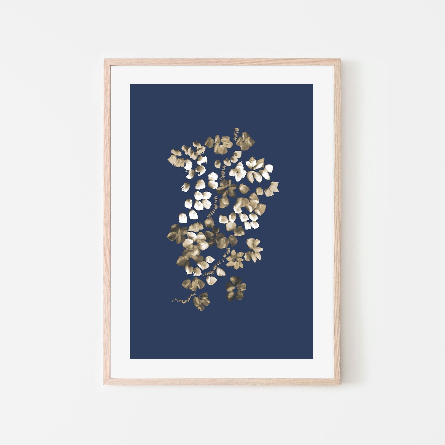 wall-art-print-canvas-poster-framed-Blossoms On A Vine, Style B , By Danushka Abeygoda-GIOIA-WALL-ART