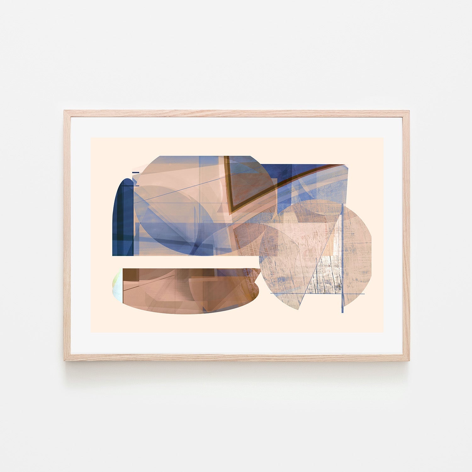 wall-art-print-canvas-poster-framed-Blue and Brown-6