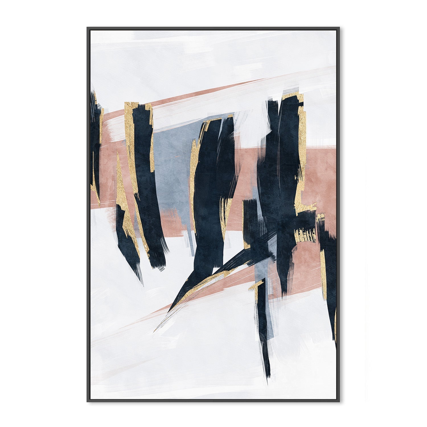 wall-art-print-canvas-poster-framed-Blue Blush, Style A , By Oliver Tabby-3