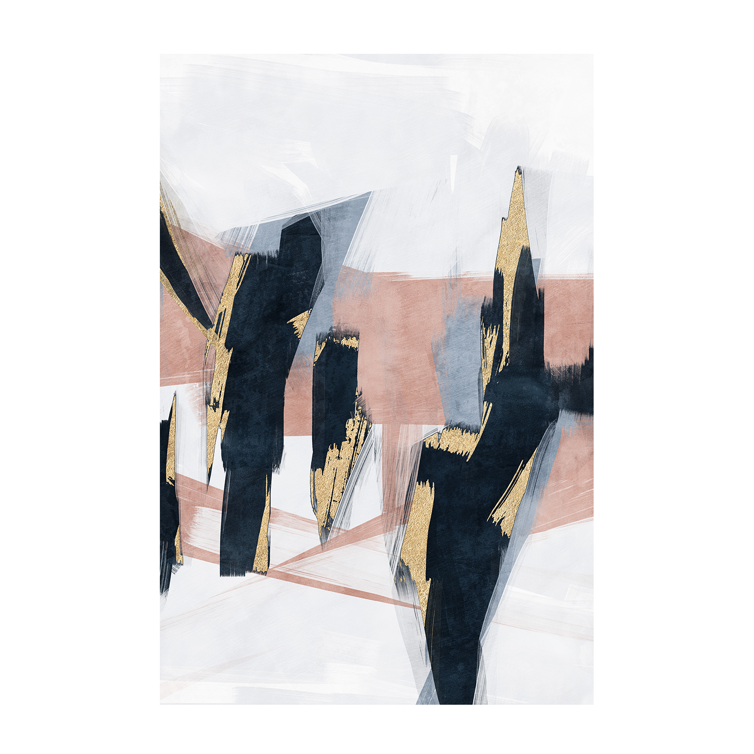 wall-art-print-canvas-poster-framed-Blue Blush, Style B , By Oliver Tabby-1