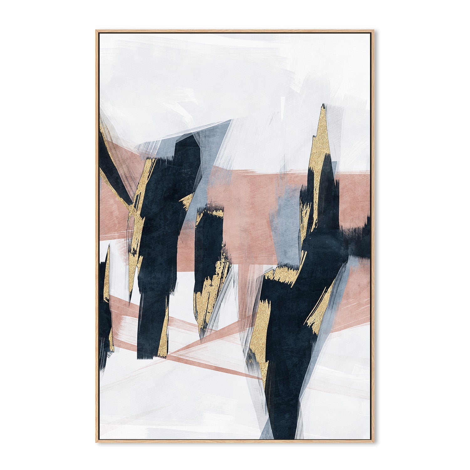 wall-art-print-canvas-poster-framed-Blue Blush, Style B , By Oliver Tabby-4
