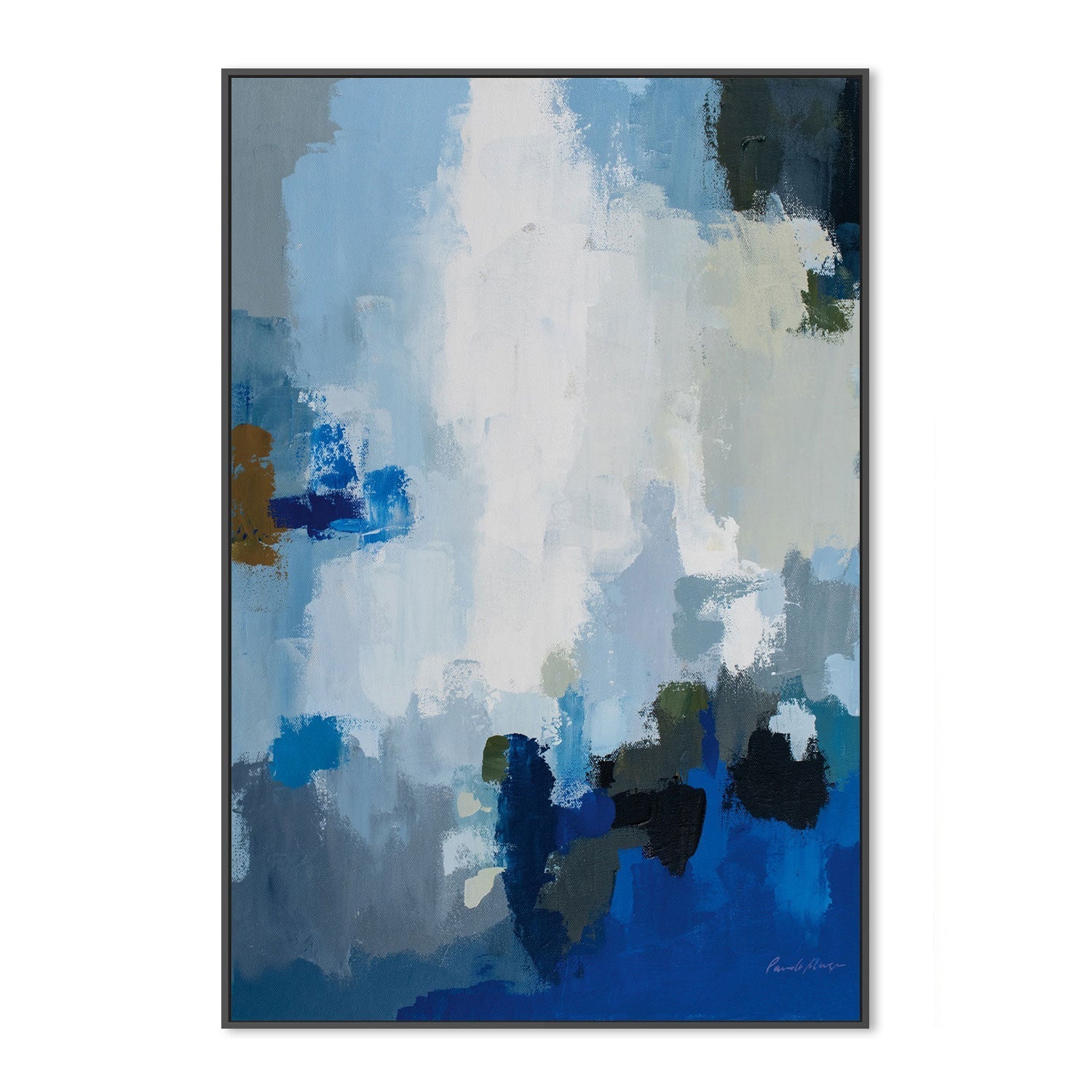 wall-art-print-canvas-poster-framed-Blue Cascade-by-Pamela Munger-Gioia Wall Art
