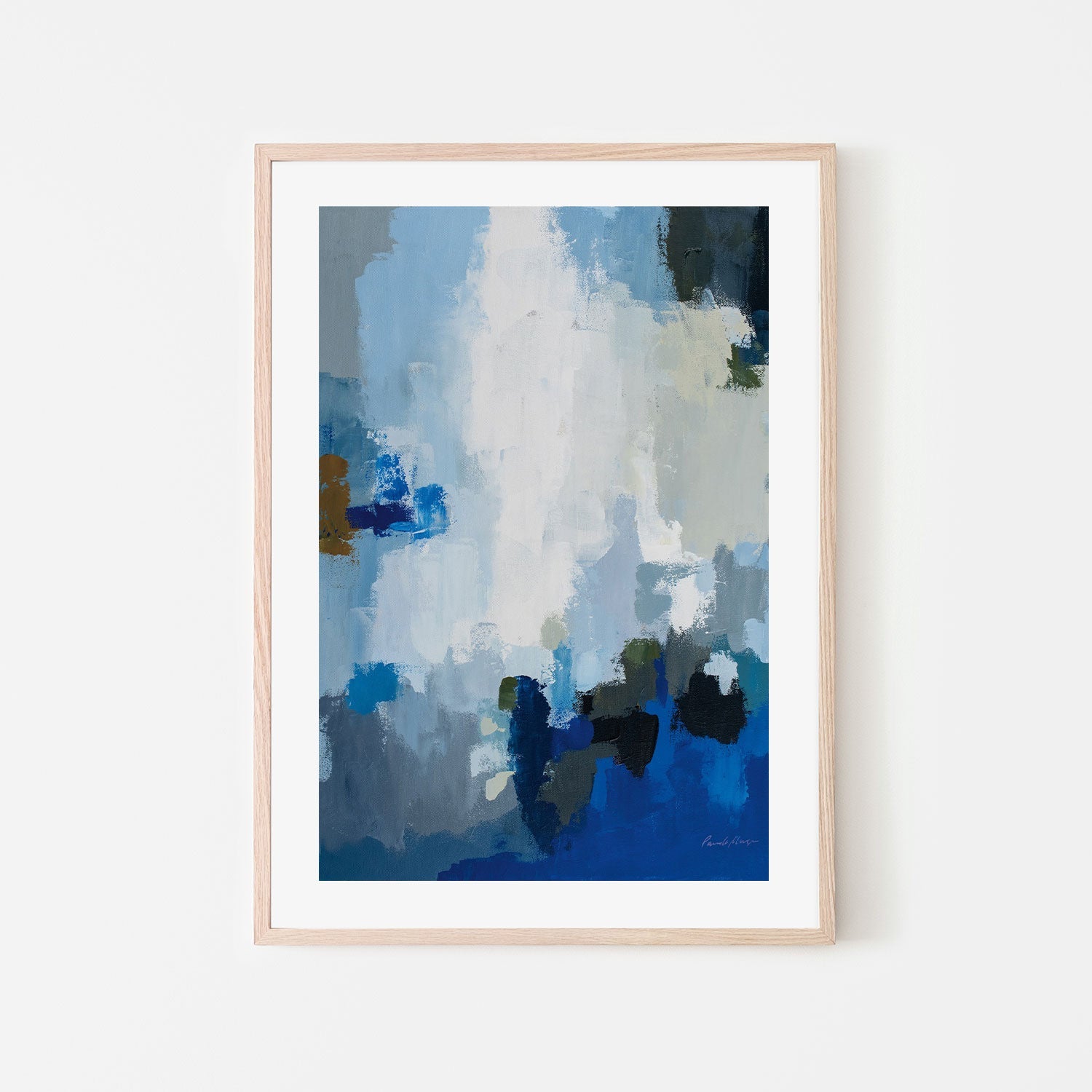 wall-art-print-canvas-poster-framed-Blue Cascade-by-Pamela Munger-Gioia Wall Art
