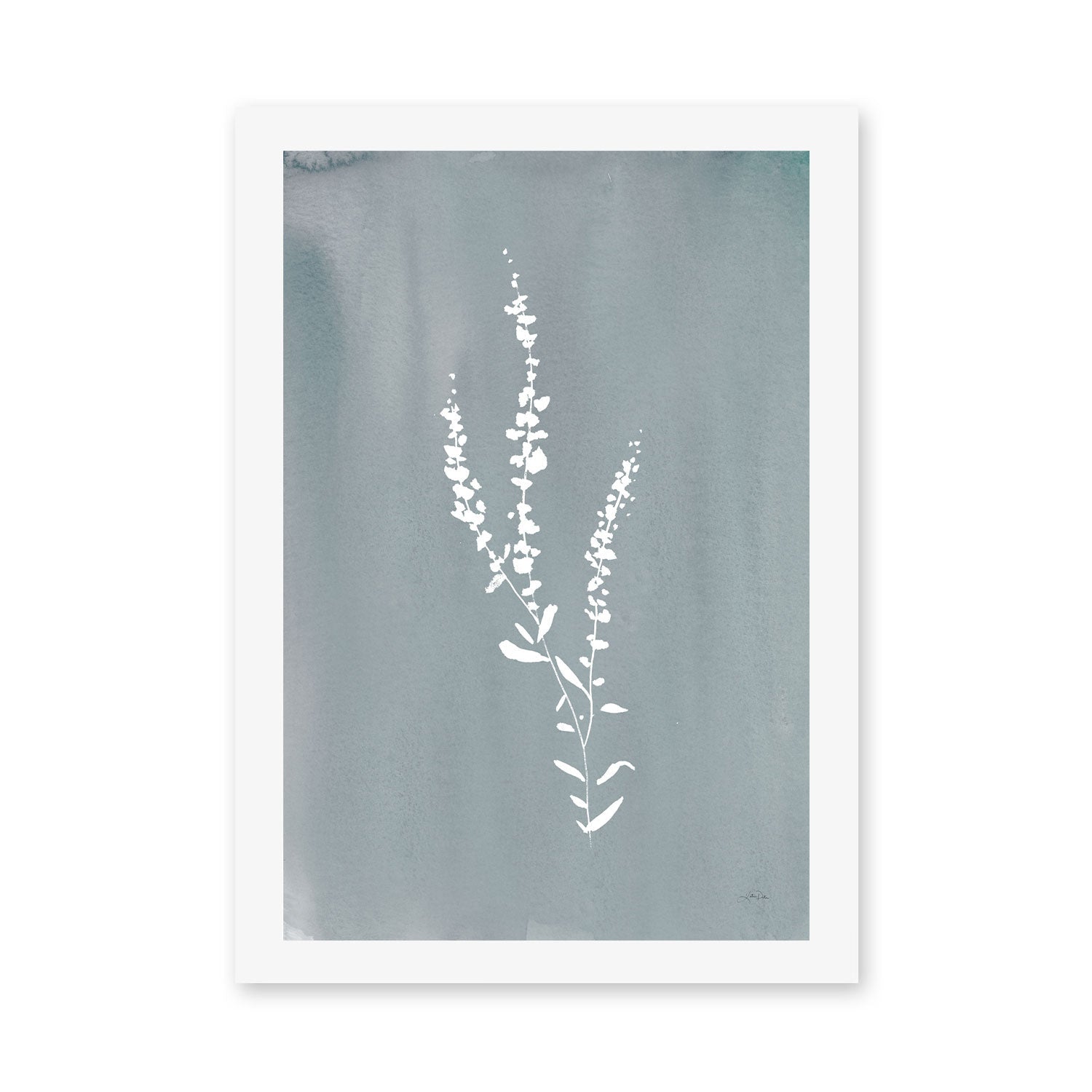wall-art-print-canvas-poster-framed-Blue Cottage Wildflowers , By Katrina Pete-GIOIA-WALL-ART