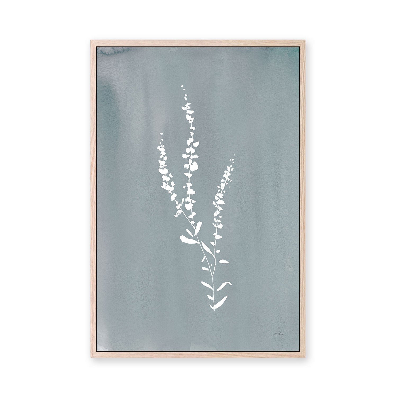 wall-art-print-canvas-poster-framed-Blue Cottage Wildflowers , By Katrina Pete-GIOIA-WALL-ART