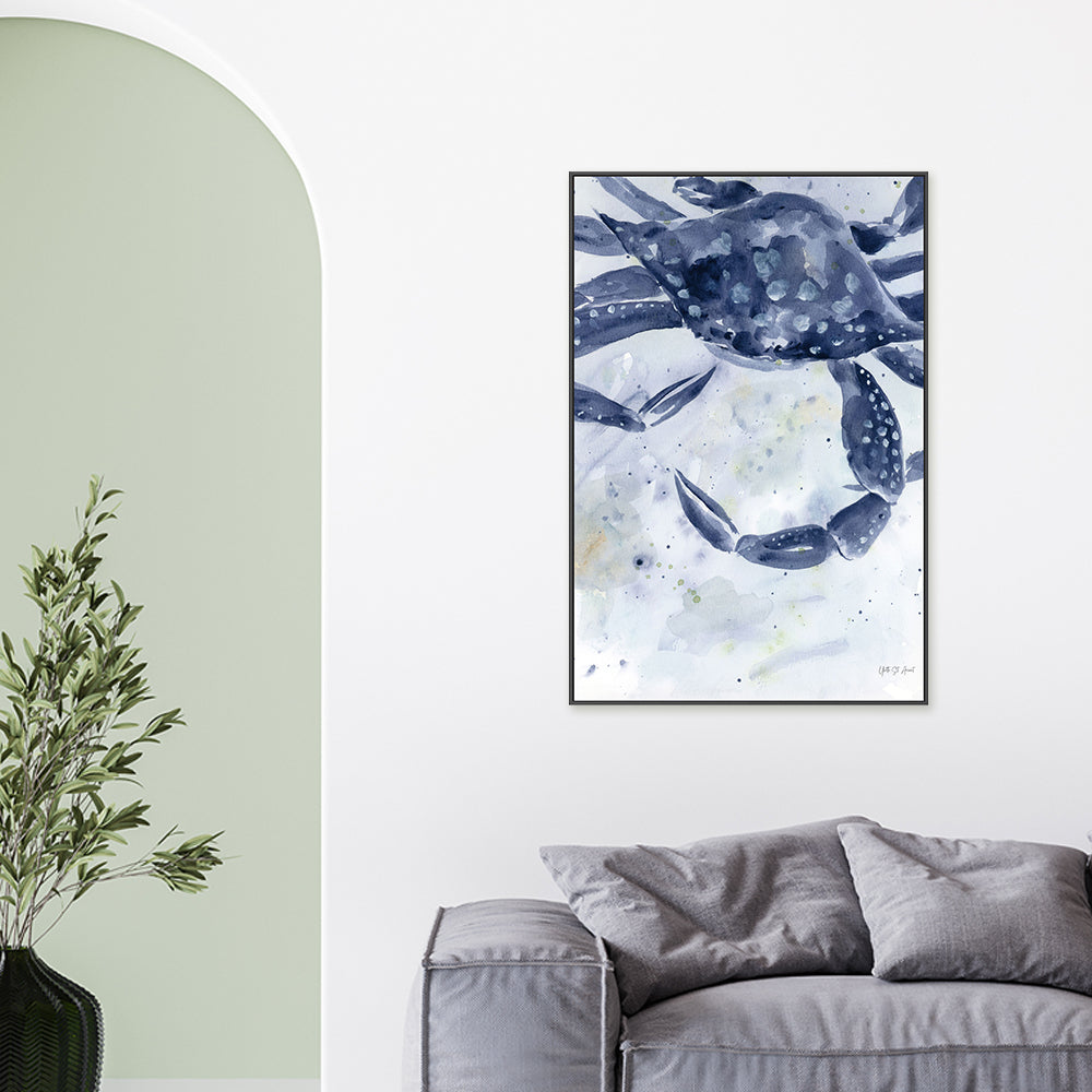 wall-art-print-canvas-poster-framed-Blue Crab , By Yvette St. Amant-2