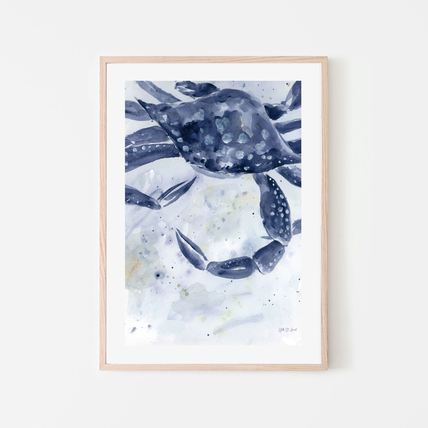 wall-art-print-canvas-poster-framed-Blue Crab , By Yvette St. Amant-6
