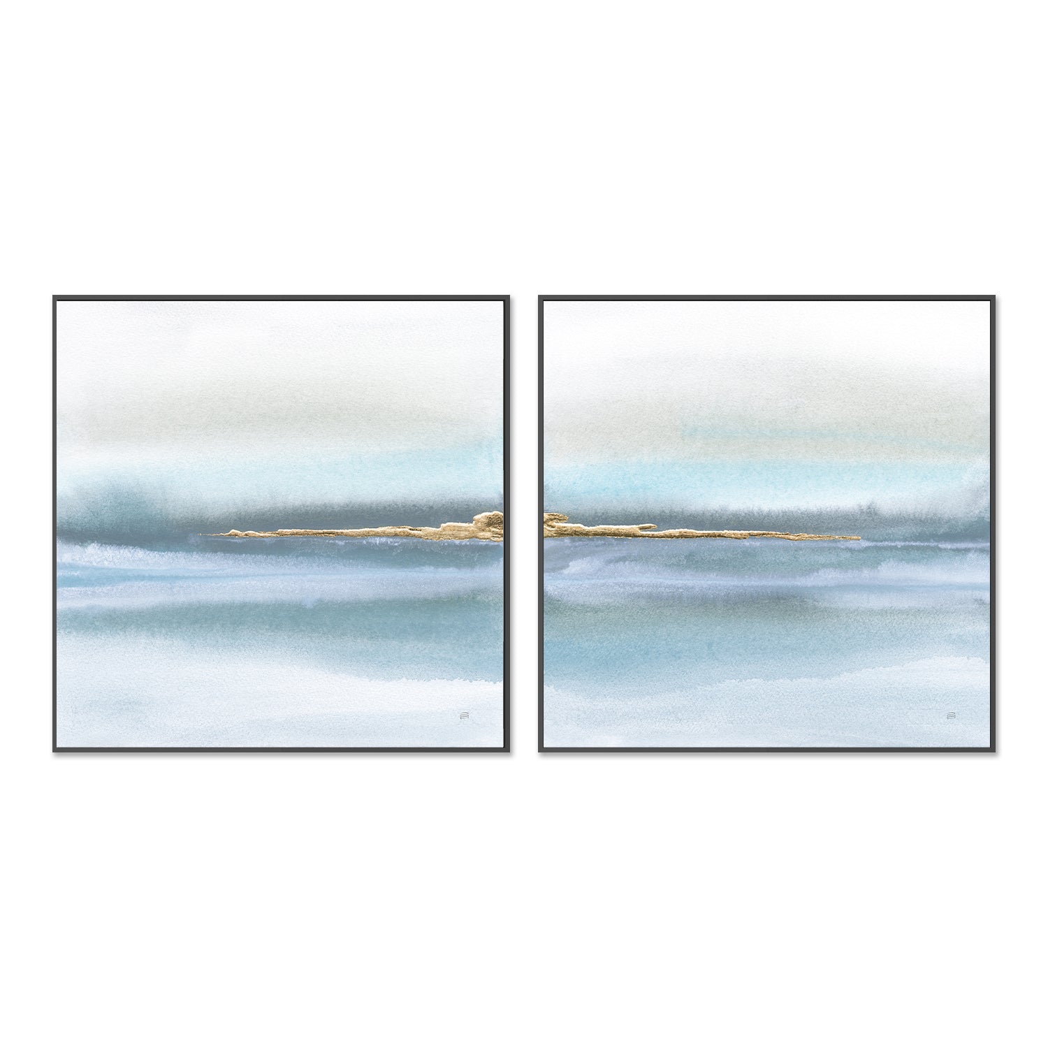 wall-art-print-canvas-poster-framed-Blue Earth, Style A & B, Set Of 2 , By Chris Paschke-GIOIA-WALL-ART