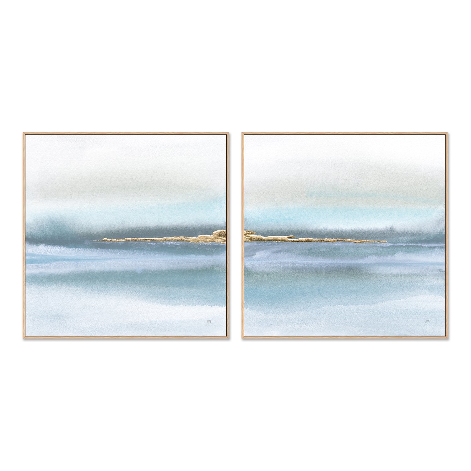 wall-art-print-canvas-poster-framed-Blue Earth, Style A & B, Set Of 2 , By Chris Paschke-GIOIA-WALL-ART