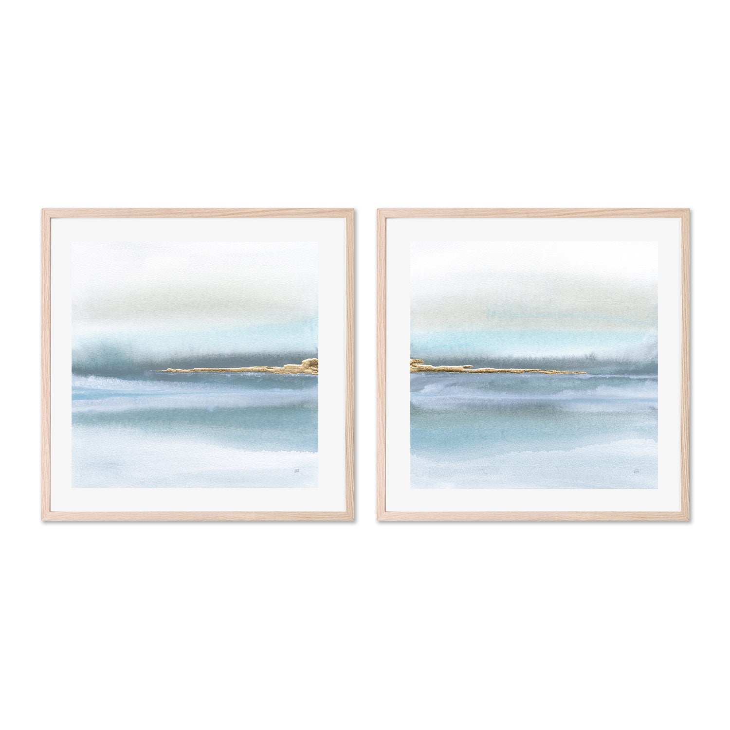 wall-art-print-canvas-poster-framed-Blue Earth, Style A & B, Set Of 2 , By Chris Paschke-GIOIA-WALL-ART