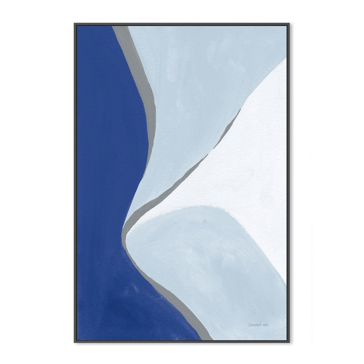 wall-art-print-canvas-poster-framed-Blue Electric, Style A , By Danhui Nai-GIOIA-WALL-ART