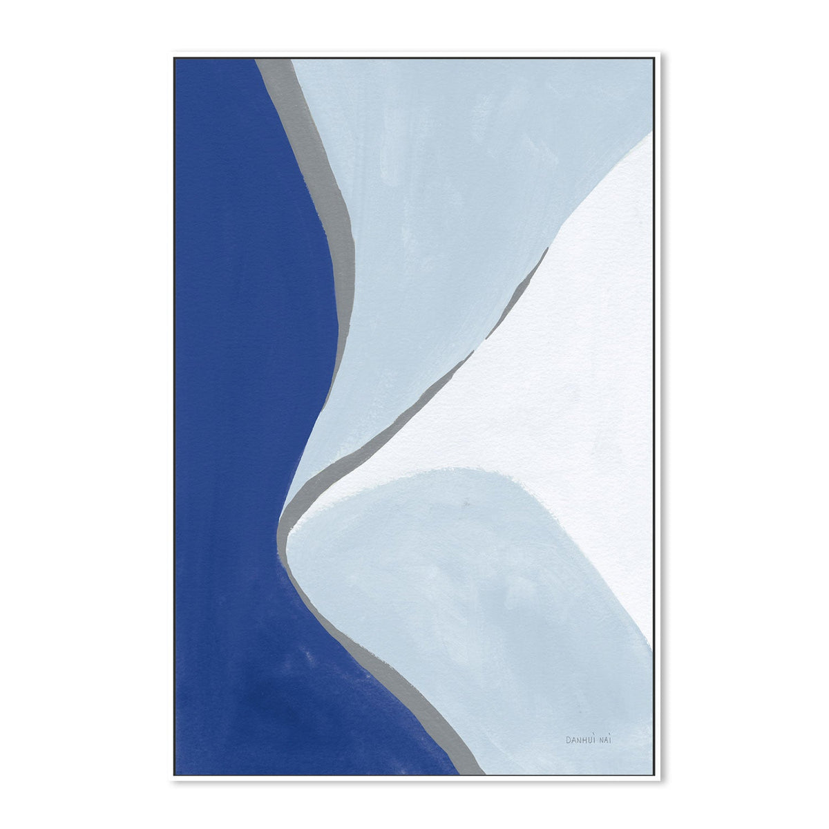 wall-art-print-canvas-poster-framed-Blue Electric, Style A , By Danhui Nai-GIOIA-WALL-ART