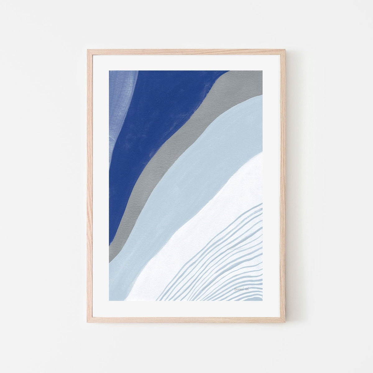 wall-art-print-canvas-poster-framed-Blue Electric, Style B , By Danhui Nai-GIOIA-WALL-ART