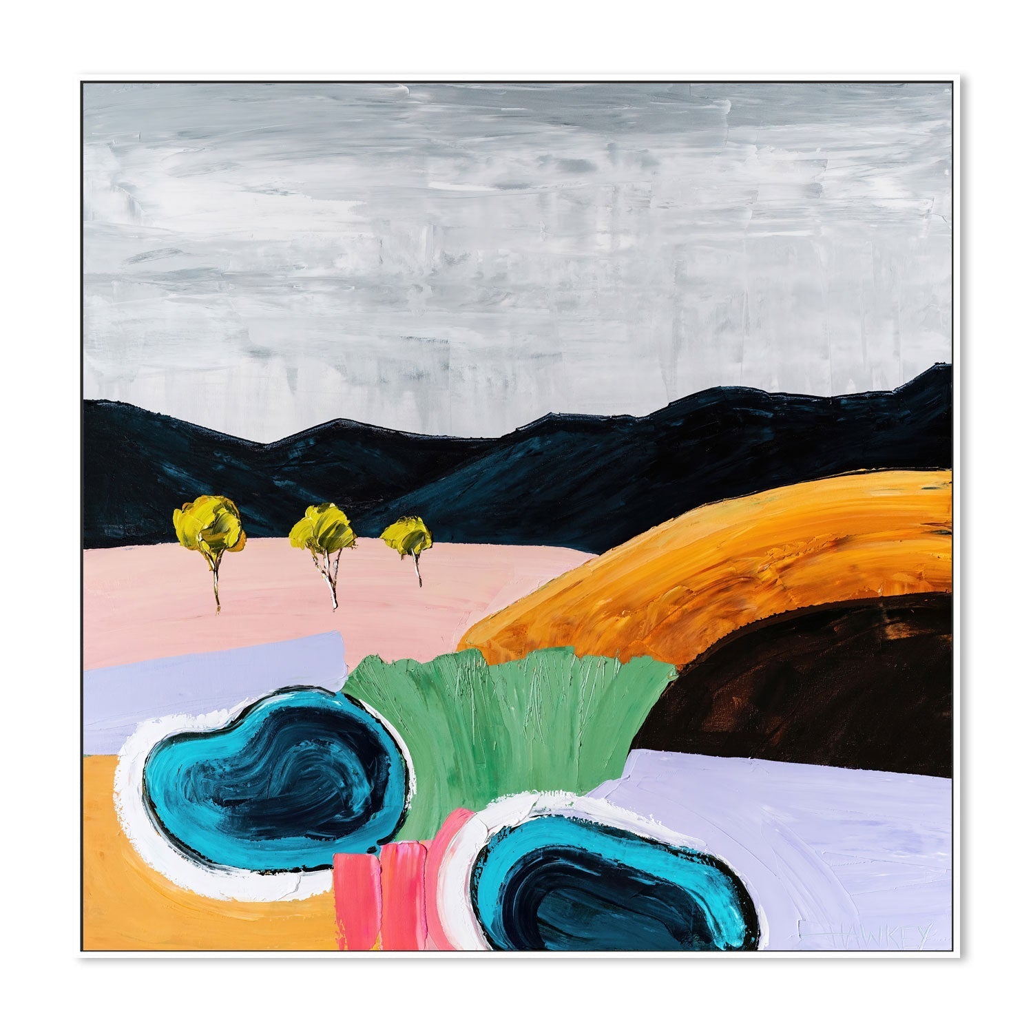 wall-art-print-canvas-poster-framed-Blue Eyes , By Angela Hawkey-5