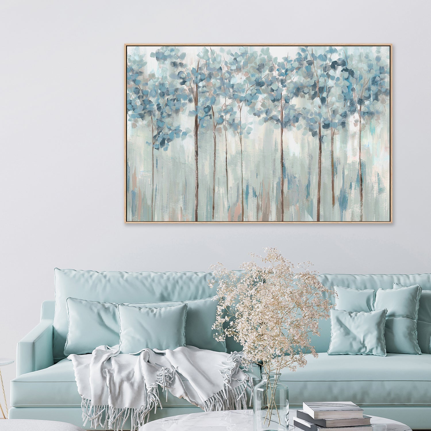 wall-art-print-canvas-poster-framed-Blue Forest , By Ian C-2