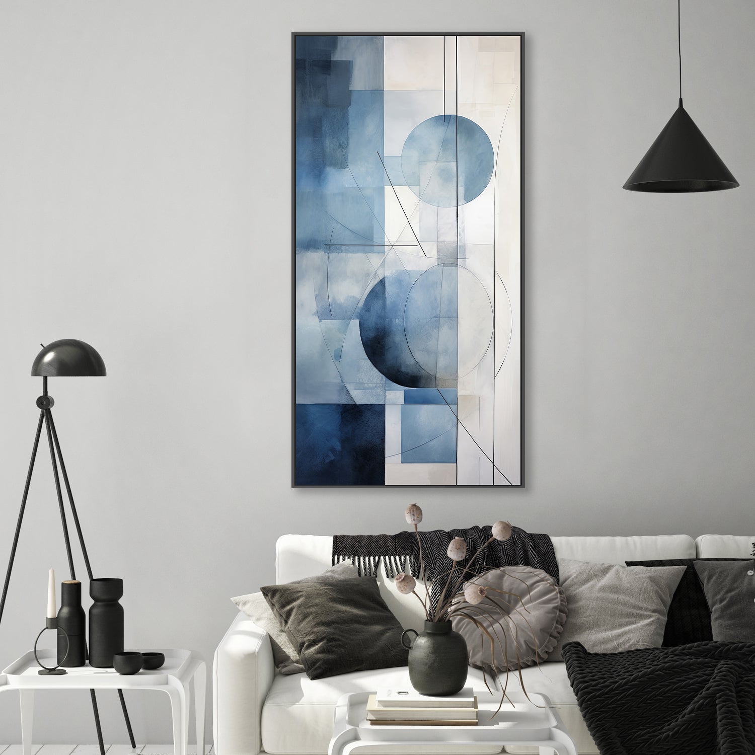 wall-art-print-canvas-poster-framed-Blue Globe , By Raymond Powers-7