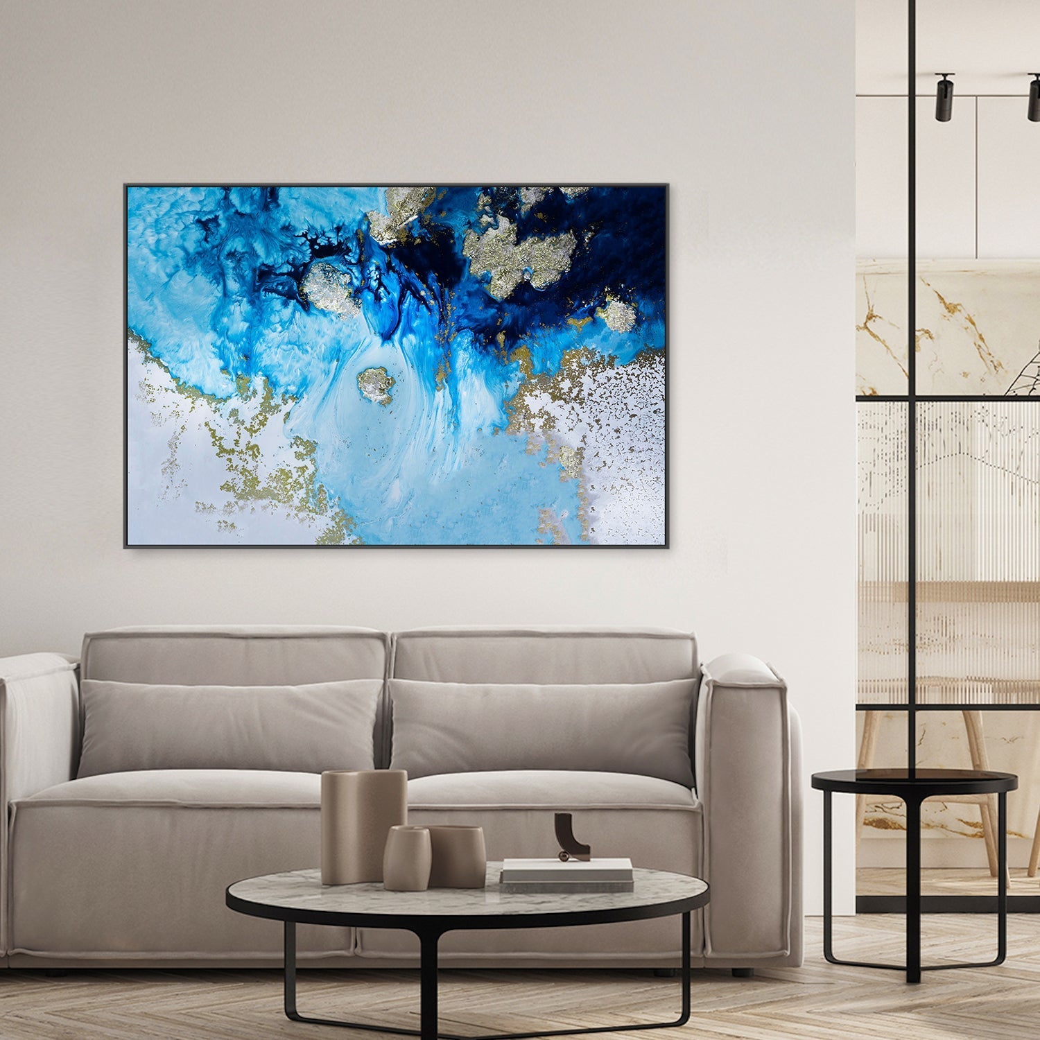 wall-art-print-canvas-poster-framed-Blue Haven , By Petra Meikle-7