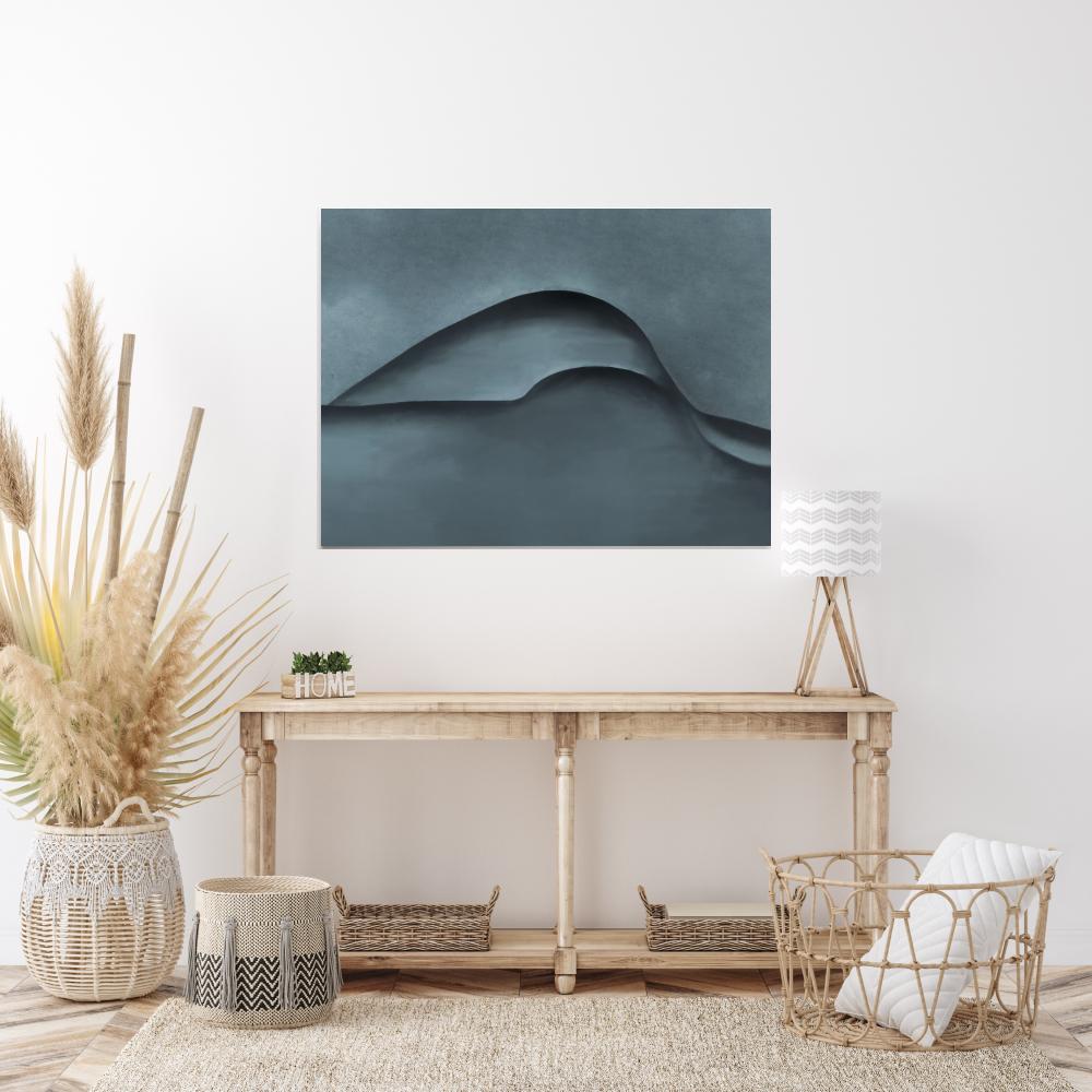 wall-art-print-canvas-poster-framed-Blue Hills, Style A-by-Roberto Moro Art-Gioia Wall Art