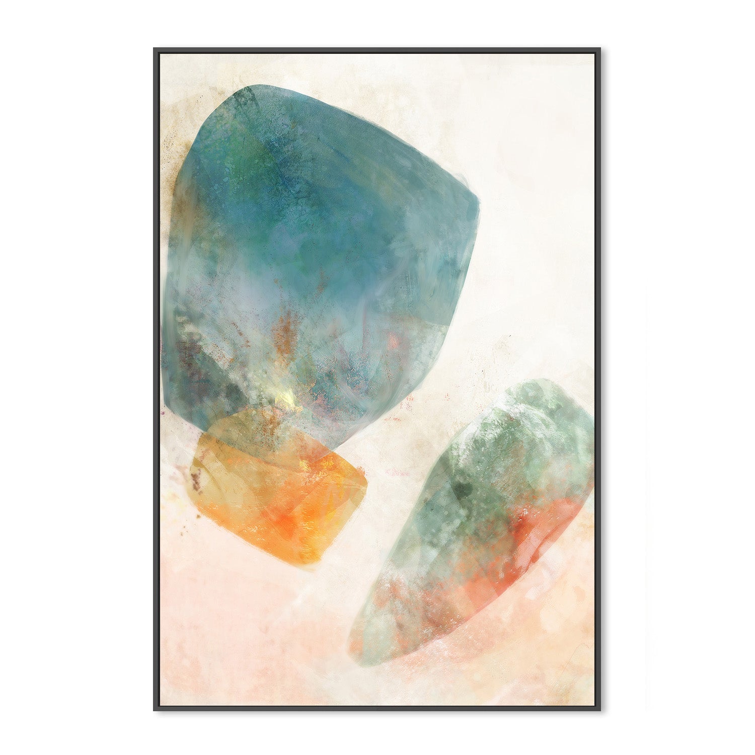 wall-art-print-canvas-poster-framed-Blue Ink Rose, Style A , By Ken Roko-3