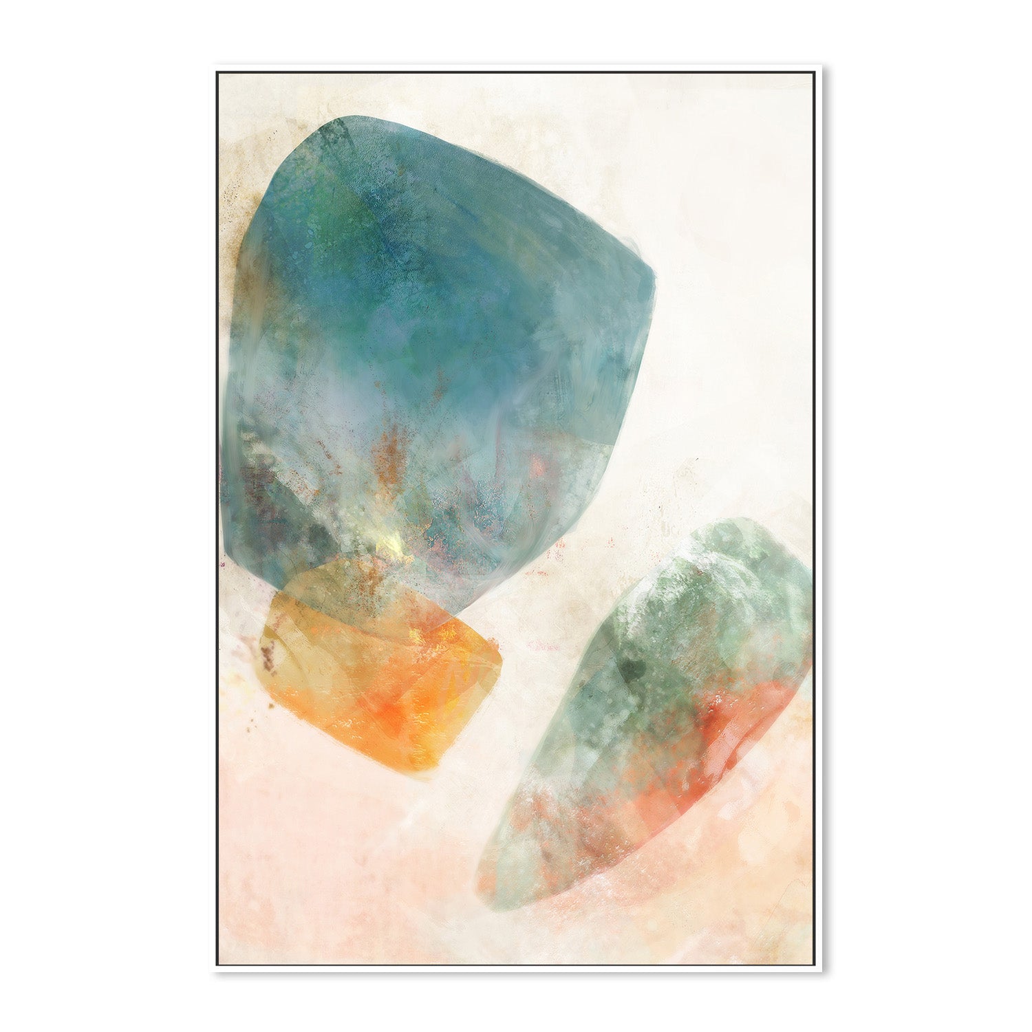 wall-art-print-canvas-poster-framed-Blue Ink Rose, Style A , By Ken Roko-5