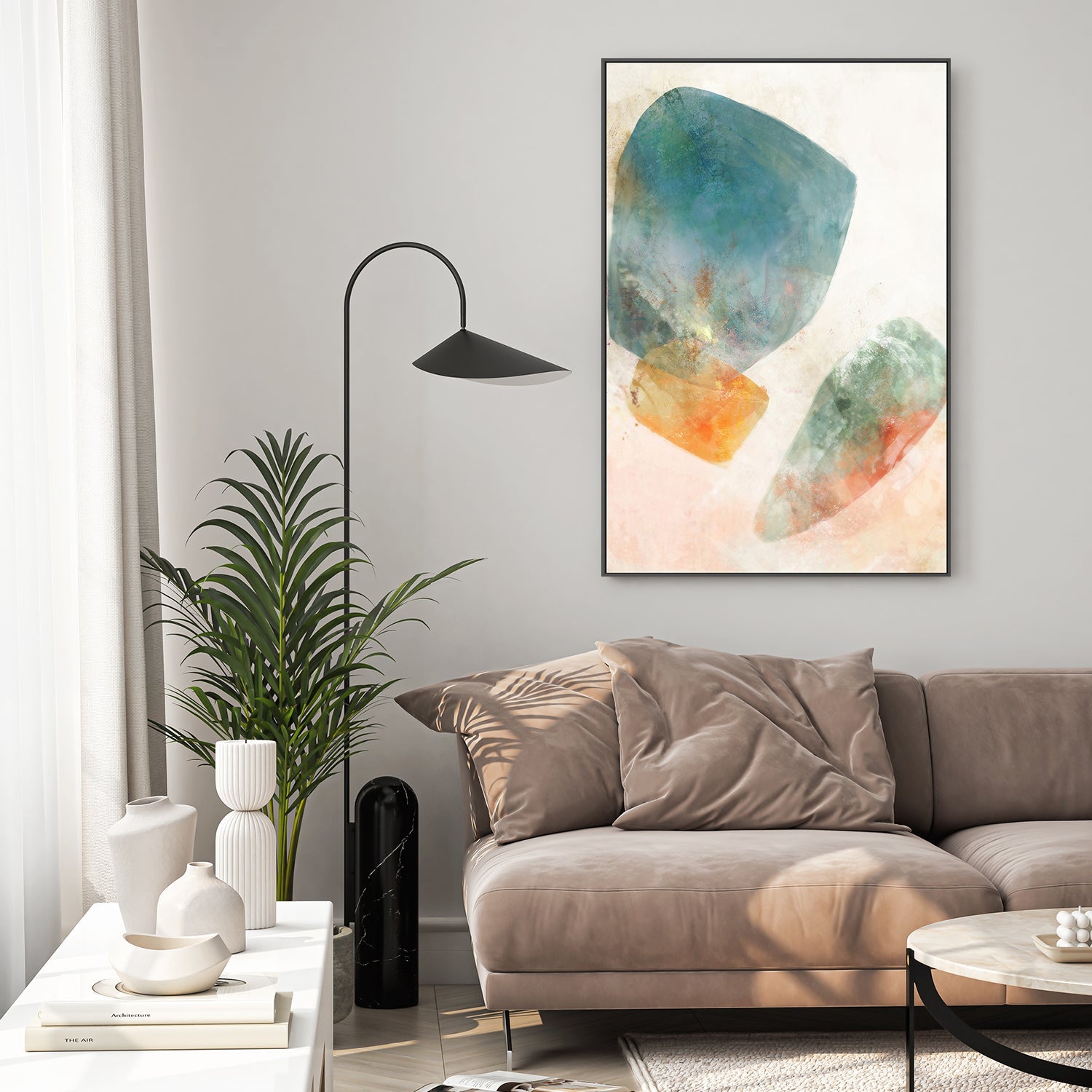 wall-art-print-canvas-poster-framed-Blue Ink Rose, Style A , By Ken Roko-7