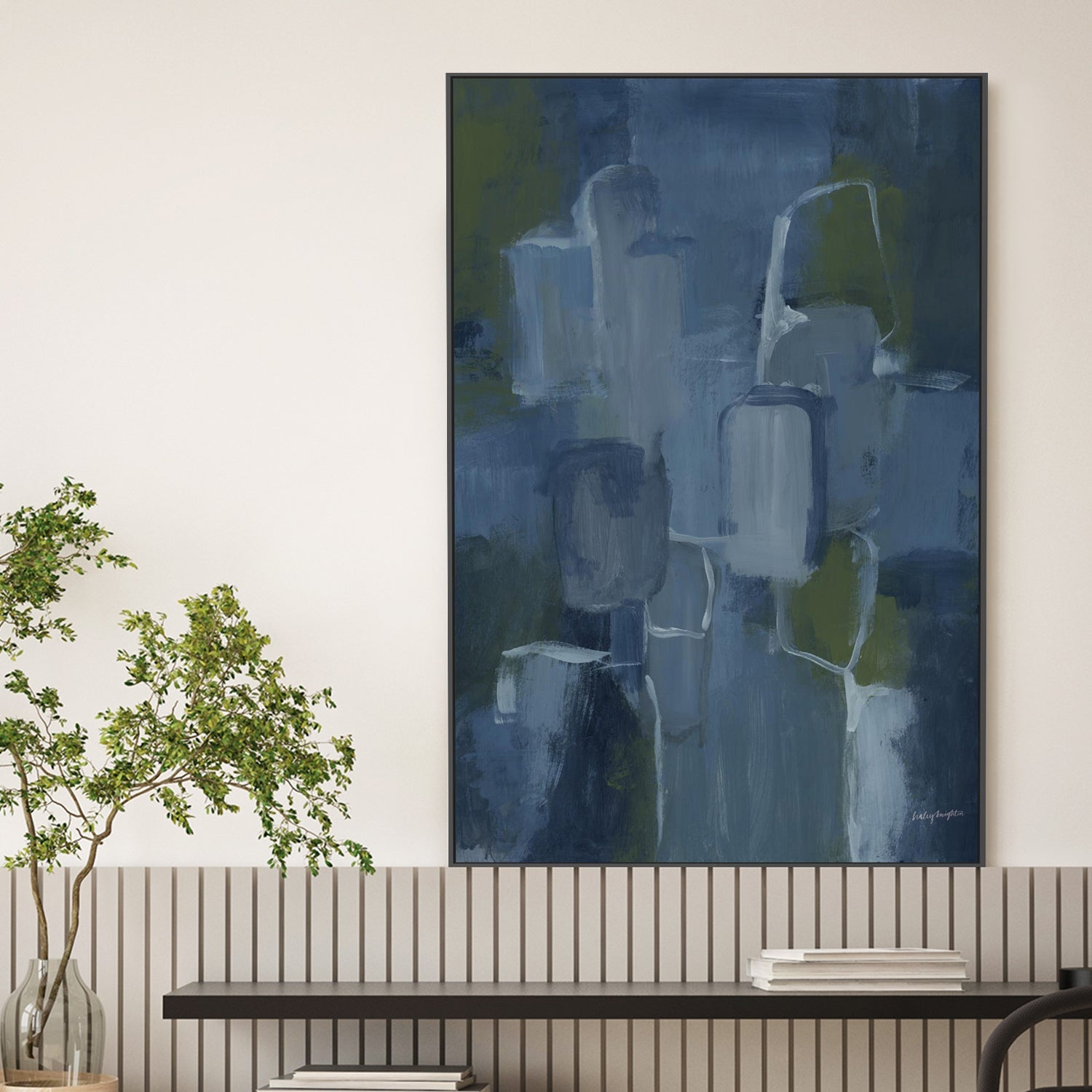 wall-art-print-canvas-poster-framed-Blue Jean Baby, Style A-2