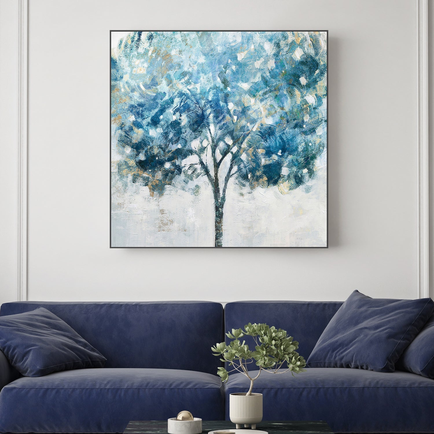 wall-art-print-canvas-poster-framed-Blue Light , By Maya Woods-2